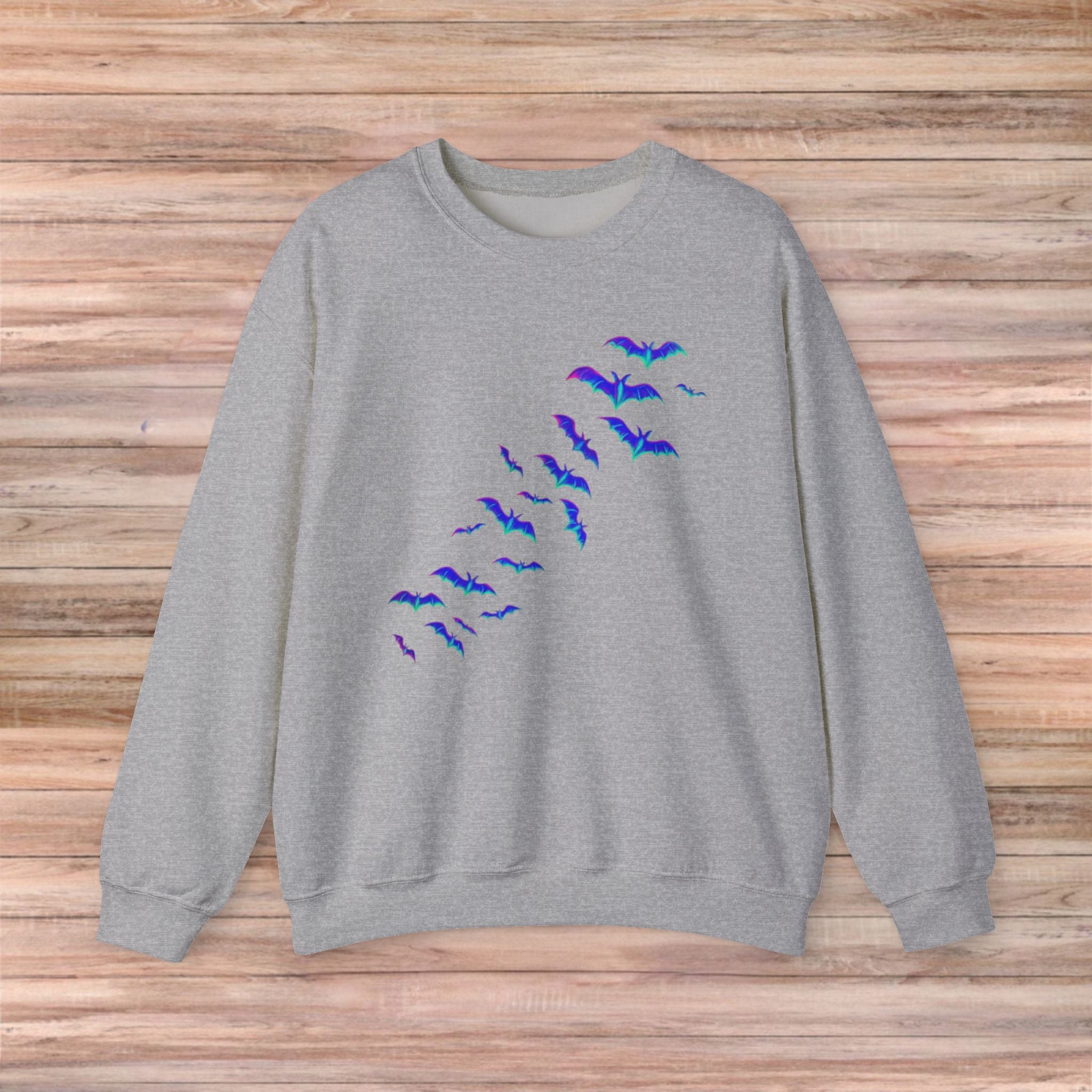 Neon Haunted House Sweater