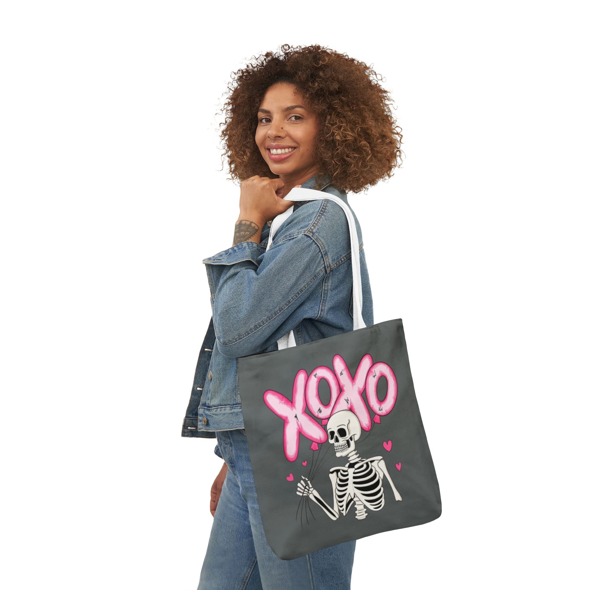 Skeleton XOXO Tote Bag