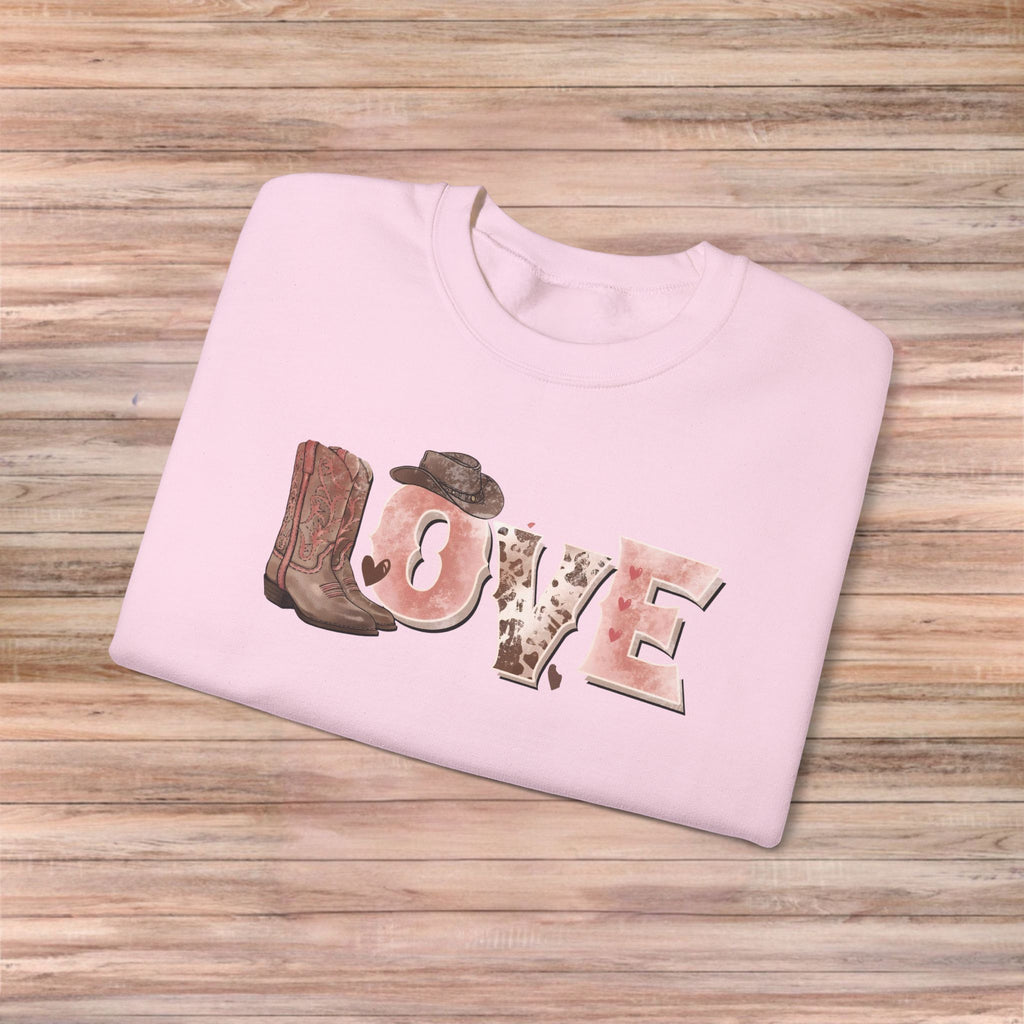 LOVE Cowboy boots Sweater