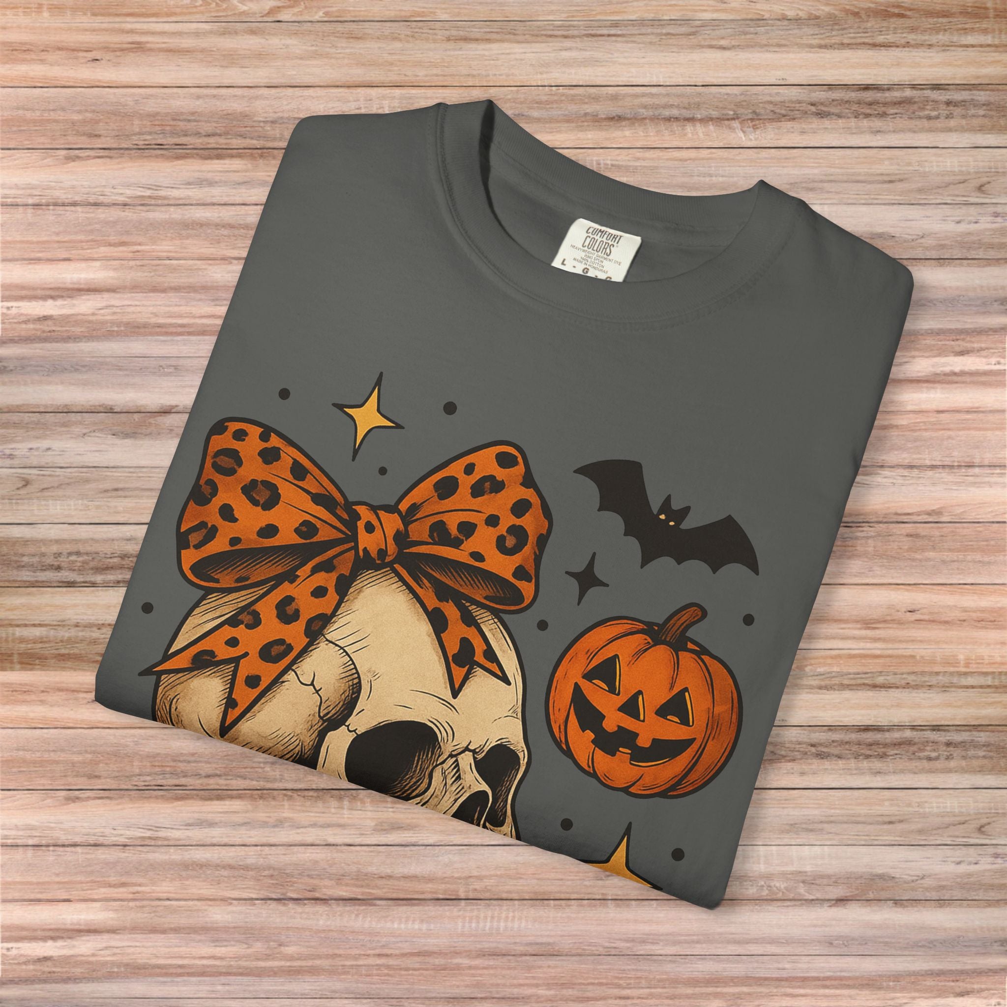 Halloween Pumpkin Skull Tshirt