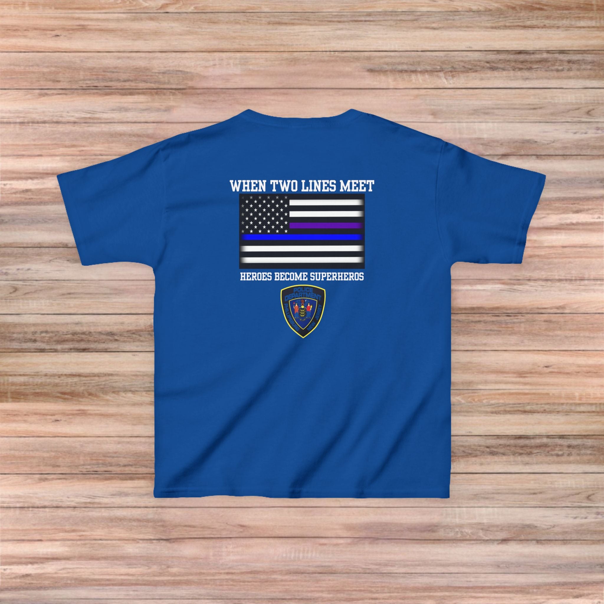 Police Support Recovery Walk Kids Tee