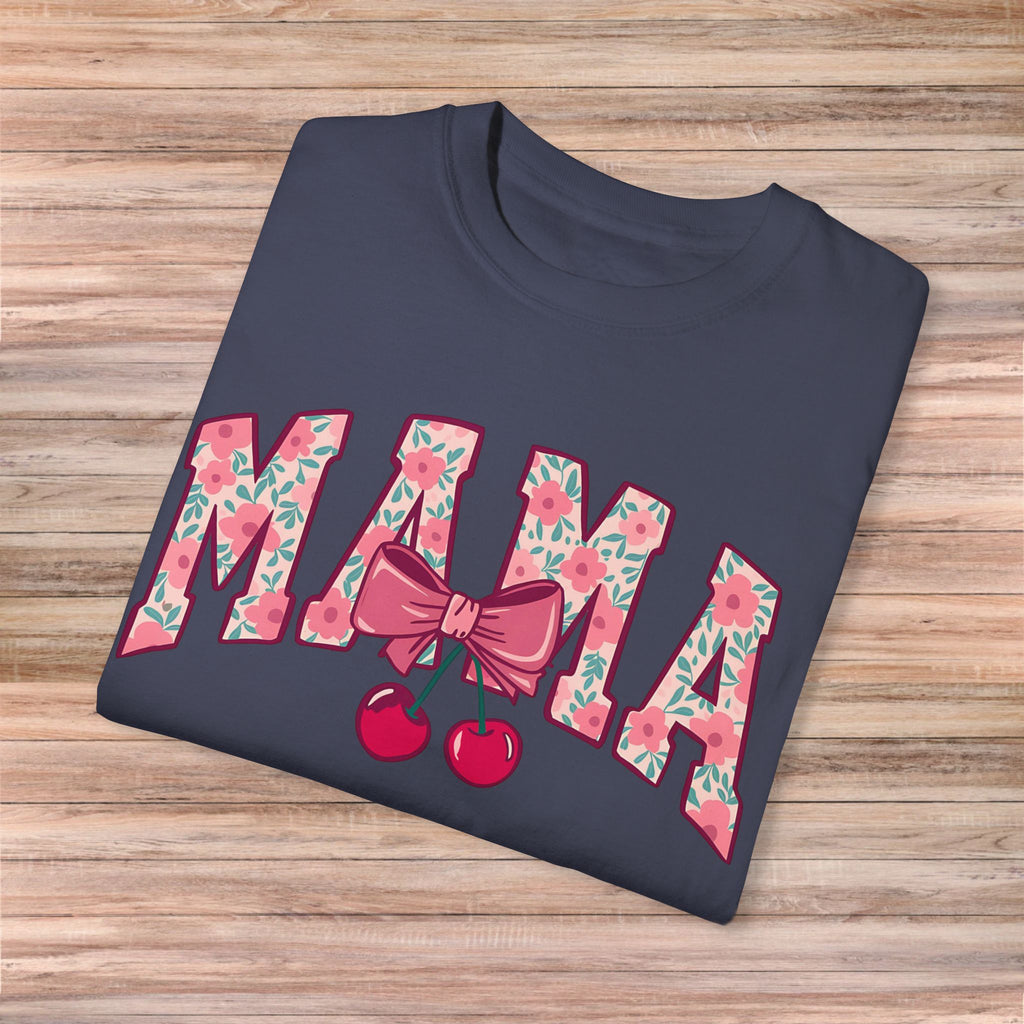 MAMA Bow Cherry Tshirt