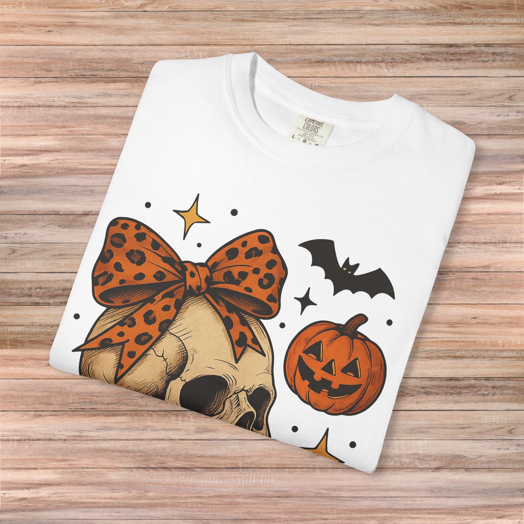Halloween Pumpkin Skull Tshirt