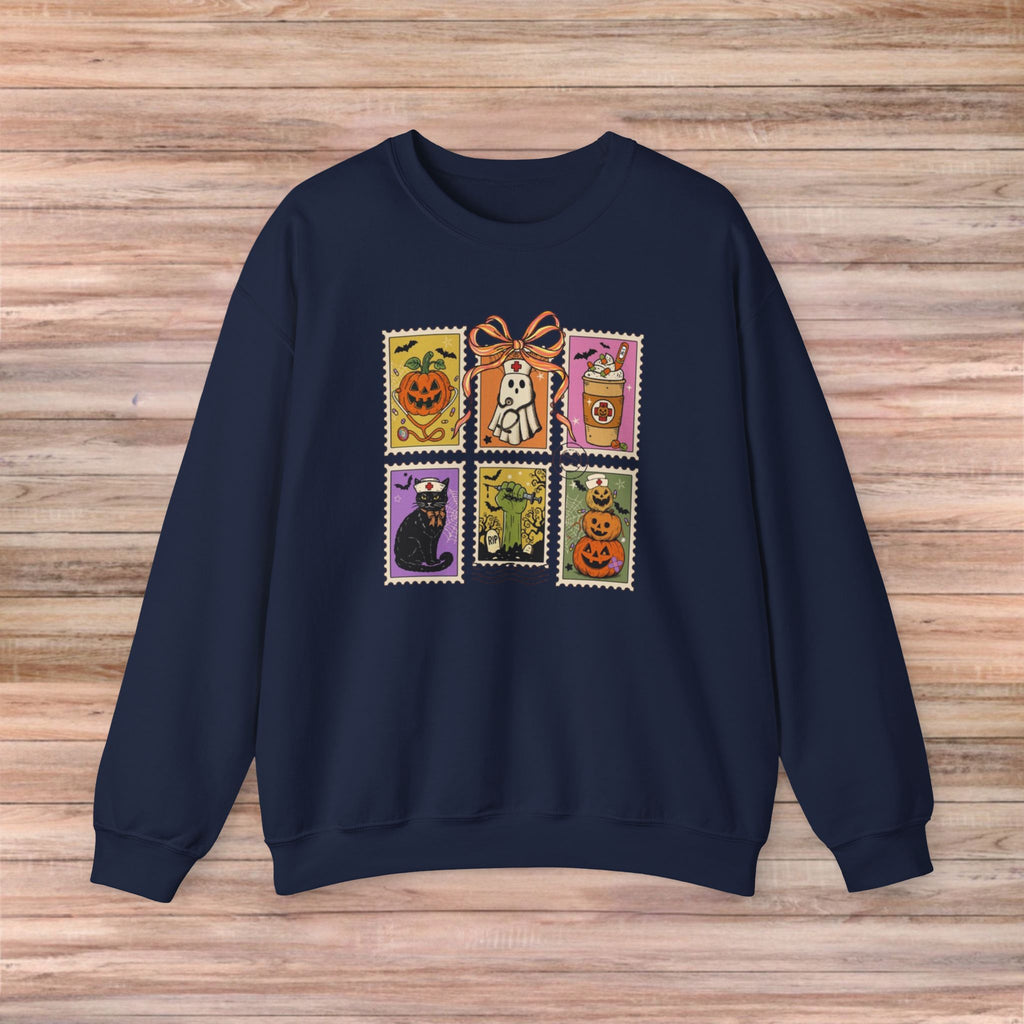 Halloween Nurse Post Office Sweater