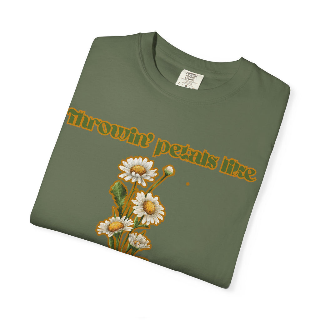 throwin petals t shirt