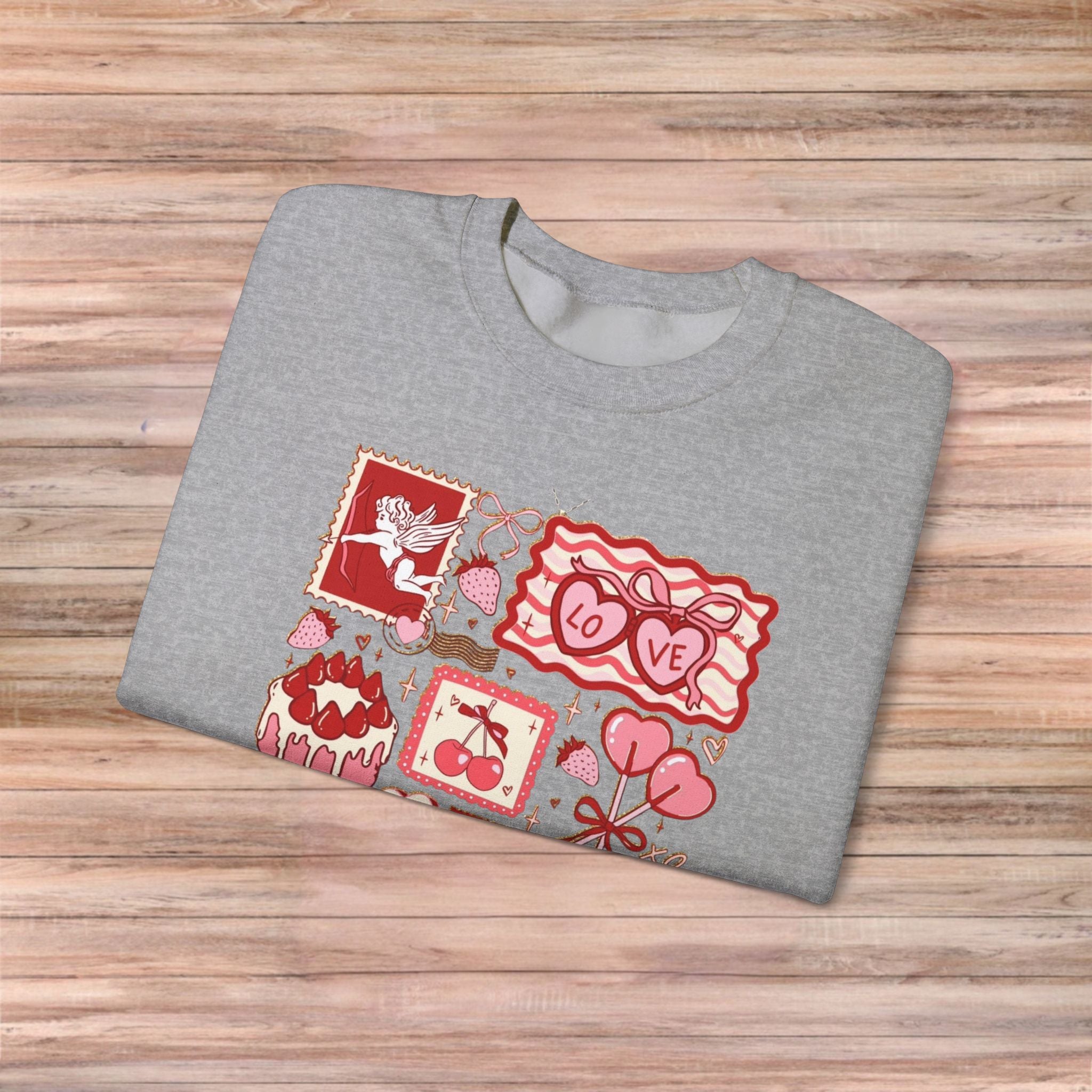 Valentines Vintage Cards Sweater