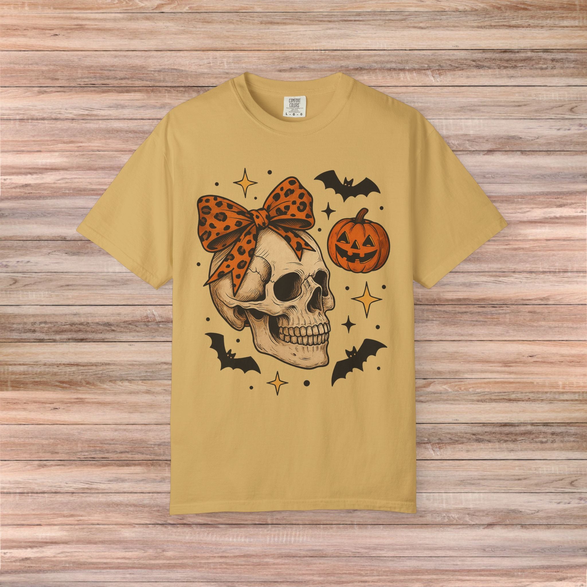 Halloween Pumpkin Skull Tshirt