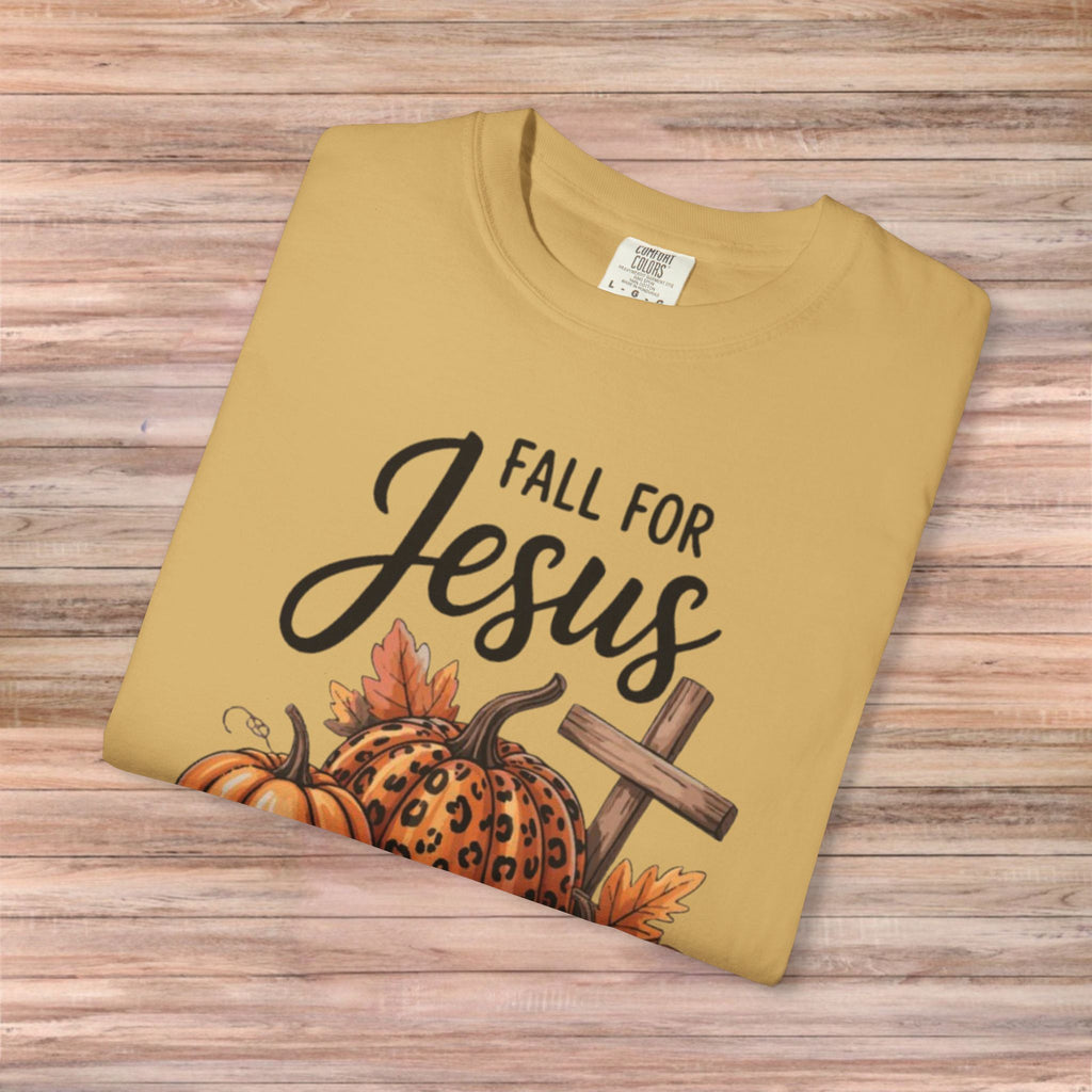 Fall For Jesus He Never Leaves Tshirt