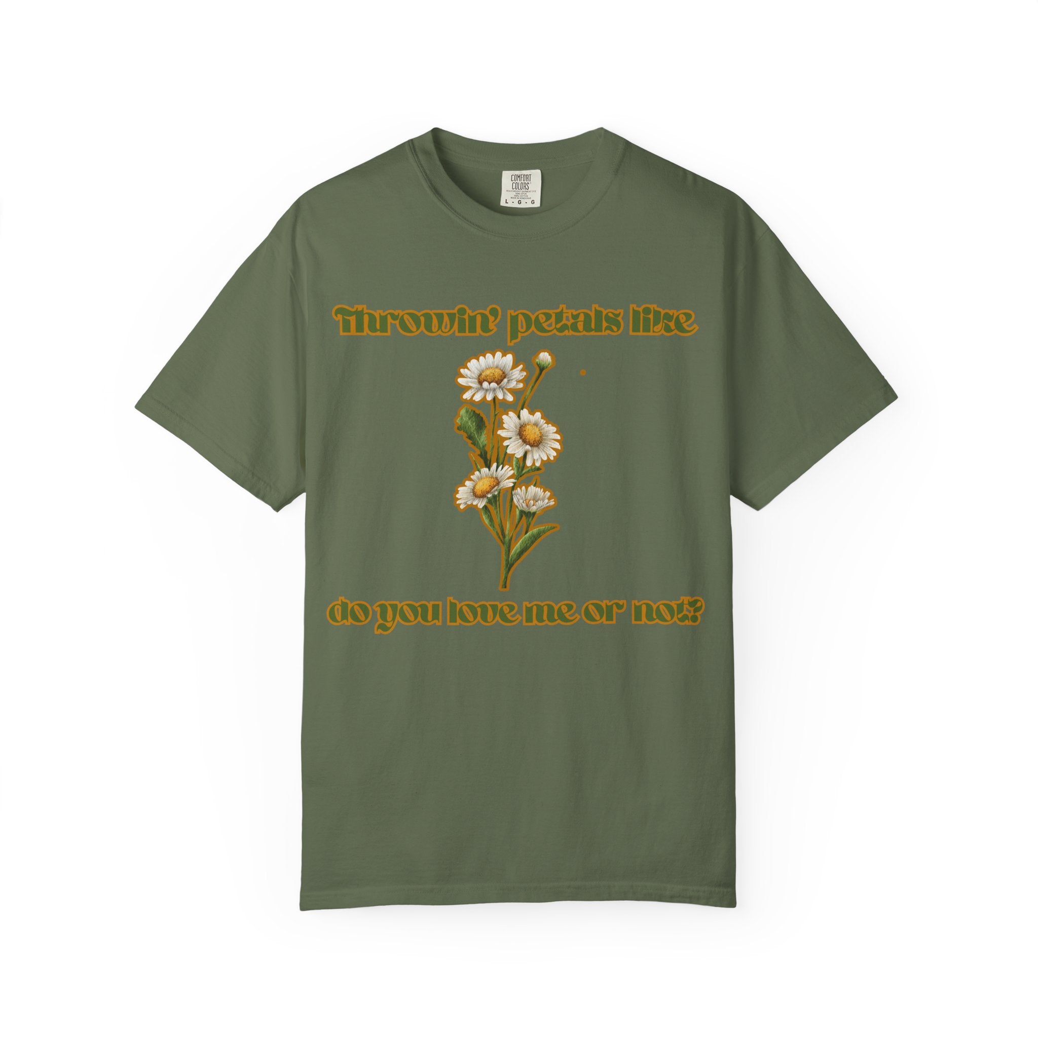 throwin petals t shirt