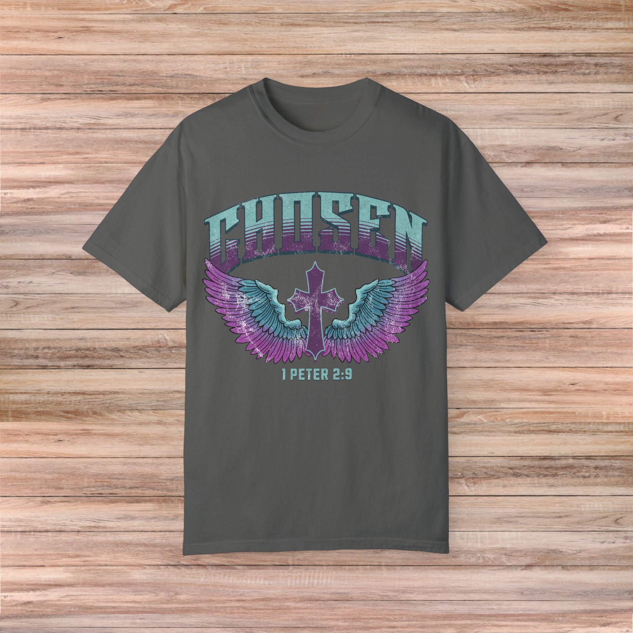 Chosen' with Wings & Cross Tshirt