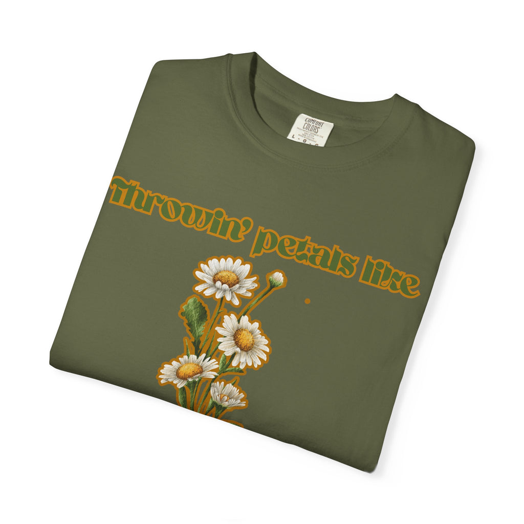 throwin petals t shirt
