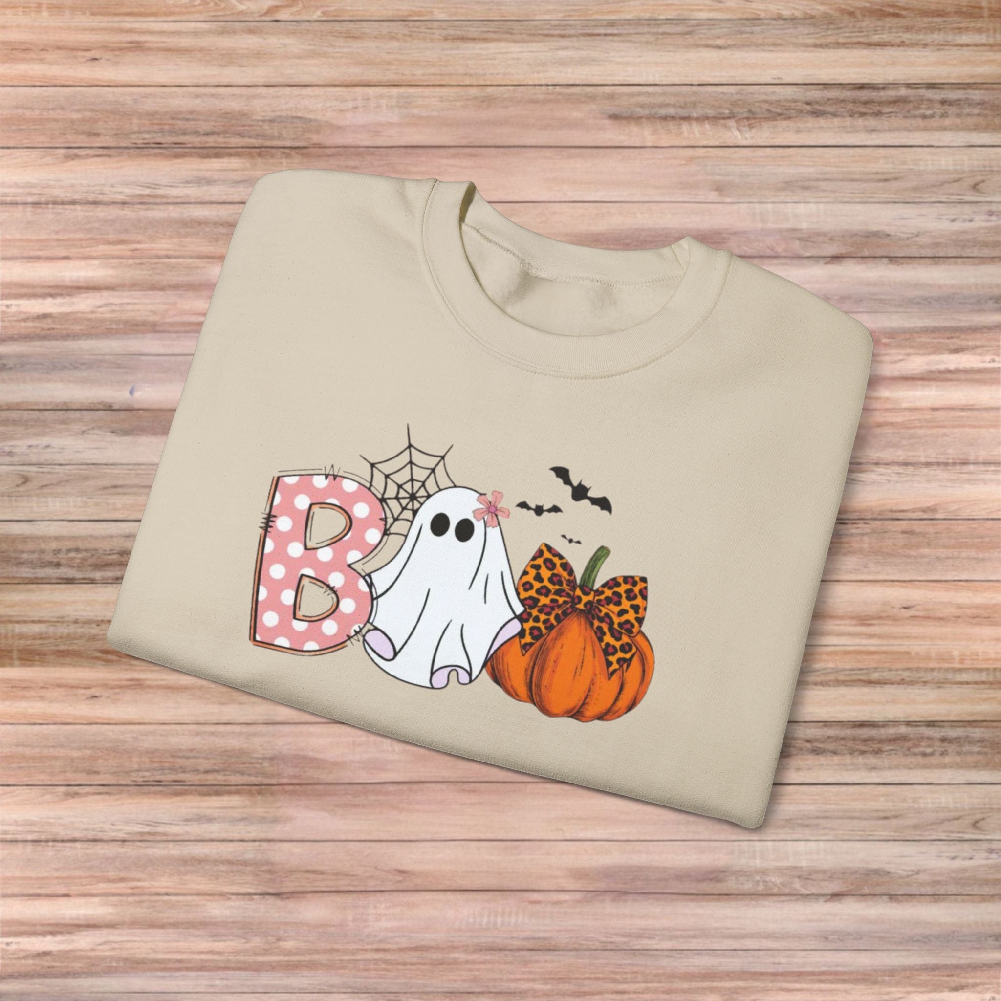 Boo Ghost Pumpkin Sweater