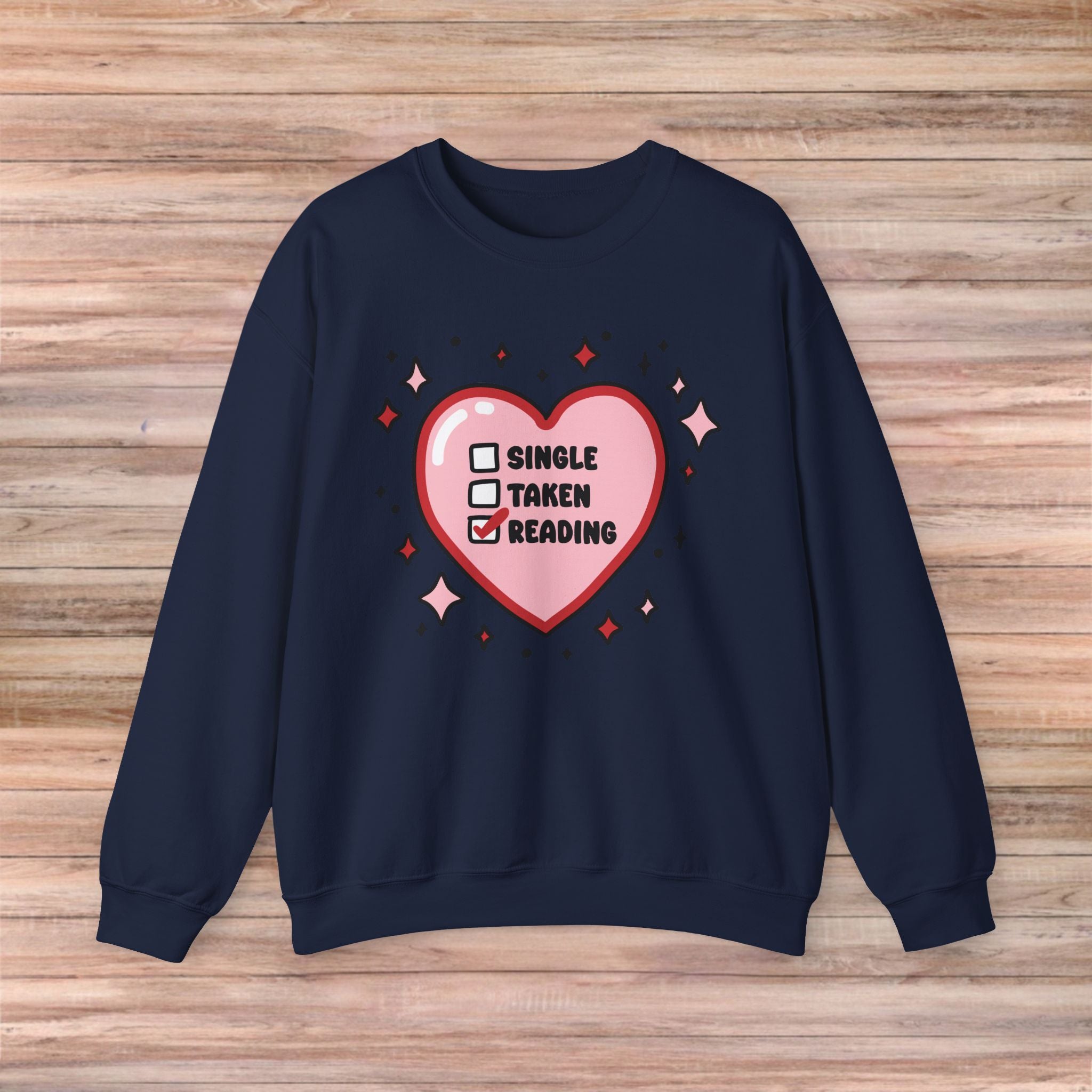 Reading Heart Sweater