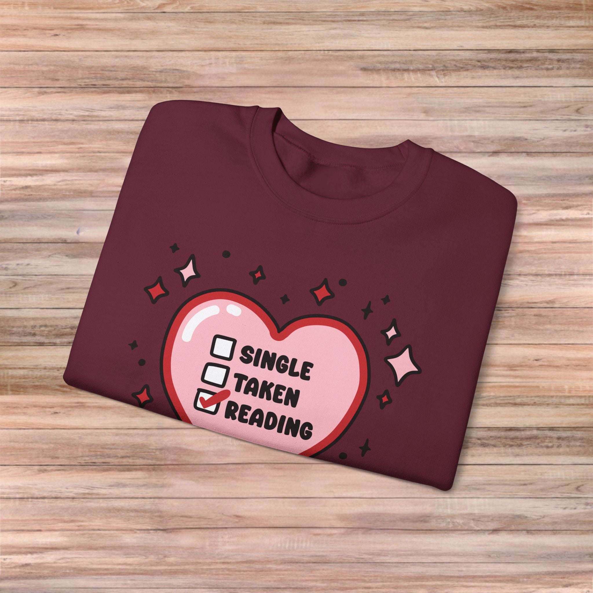 Reading Heart Sweater