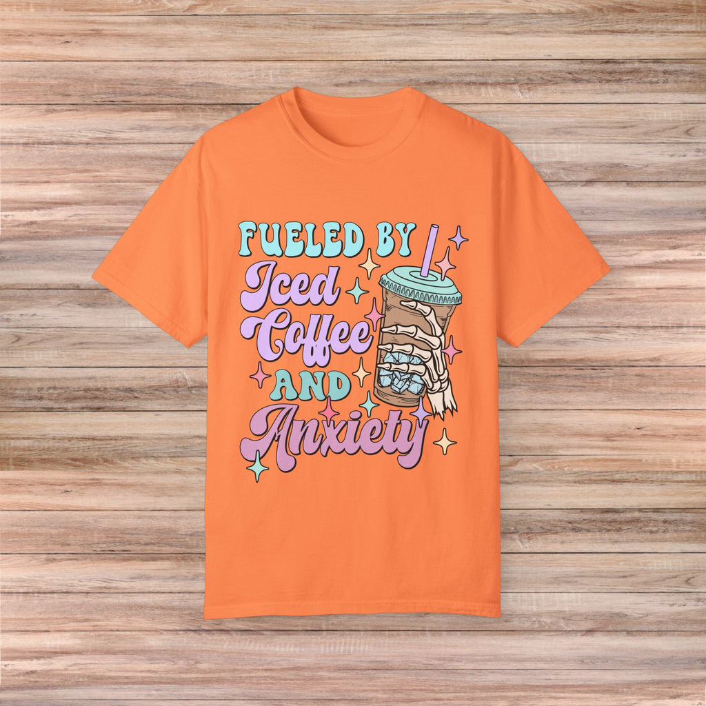 Fueled by Iced Coffee and Anxiety Tshirt