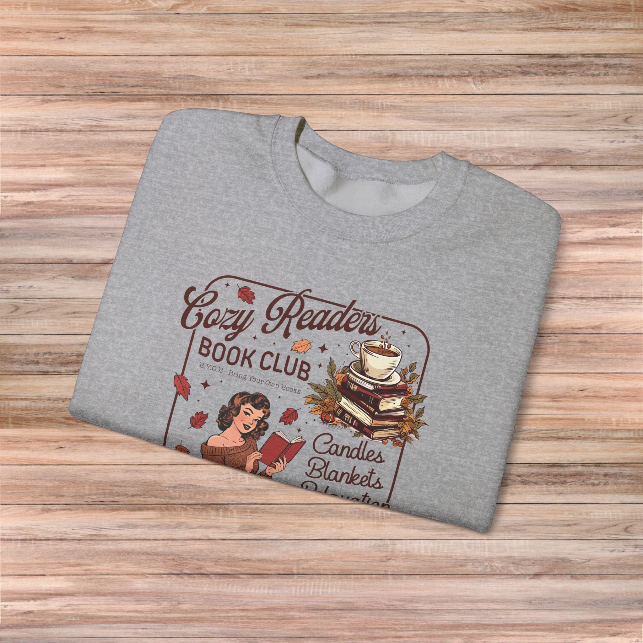 Cozy Readers Book Club Sweater