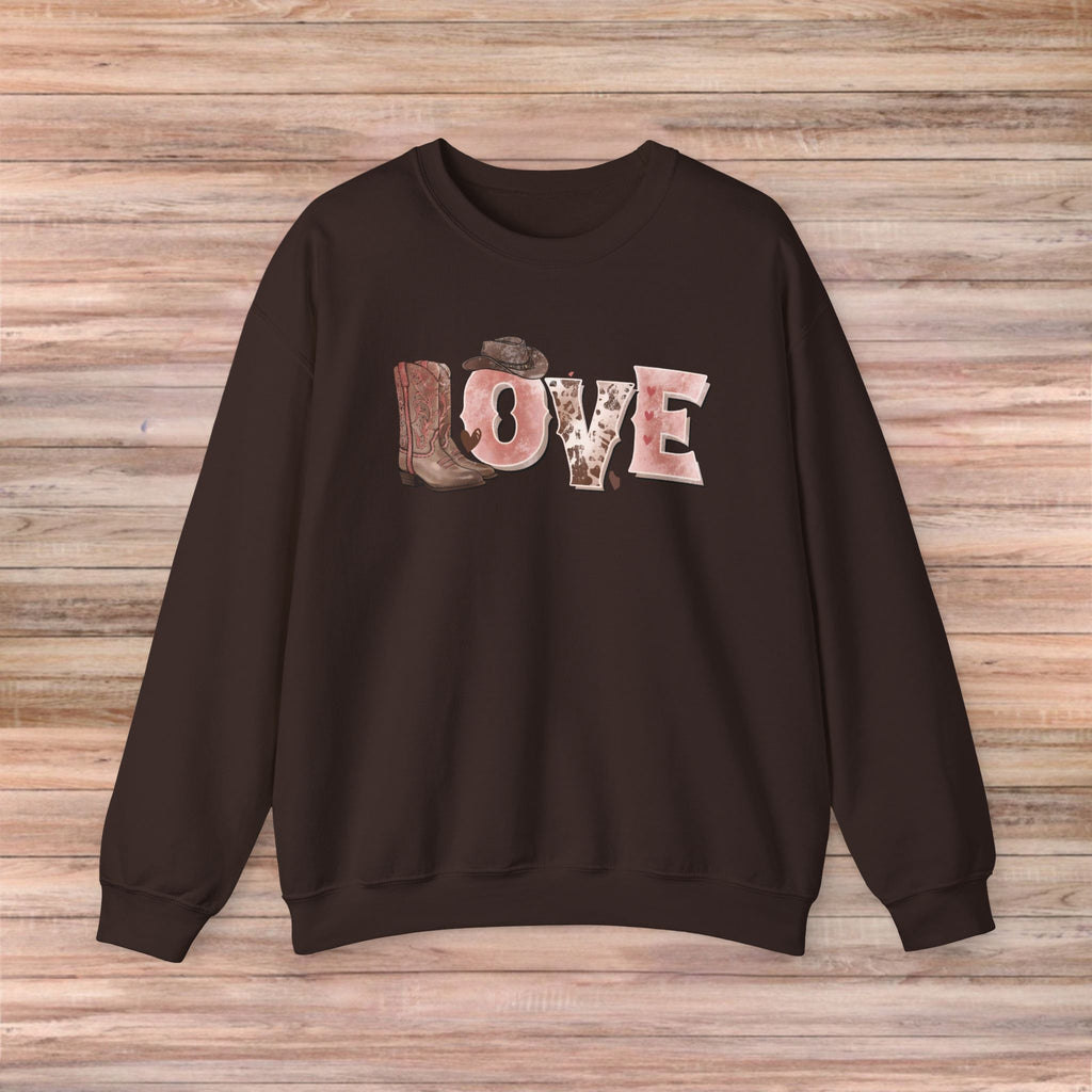 LOVE Cowboy boots Sweater