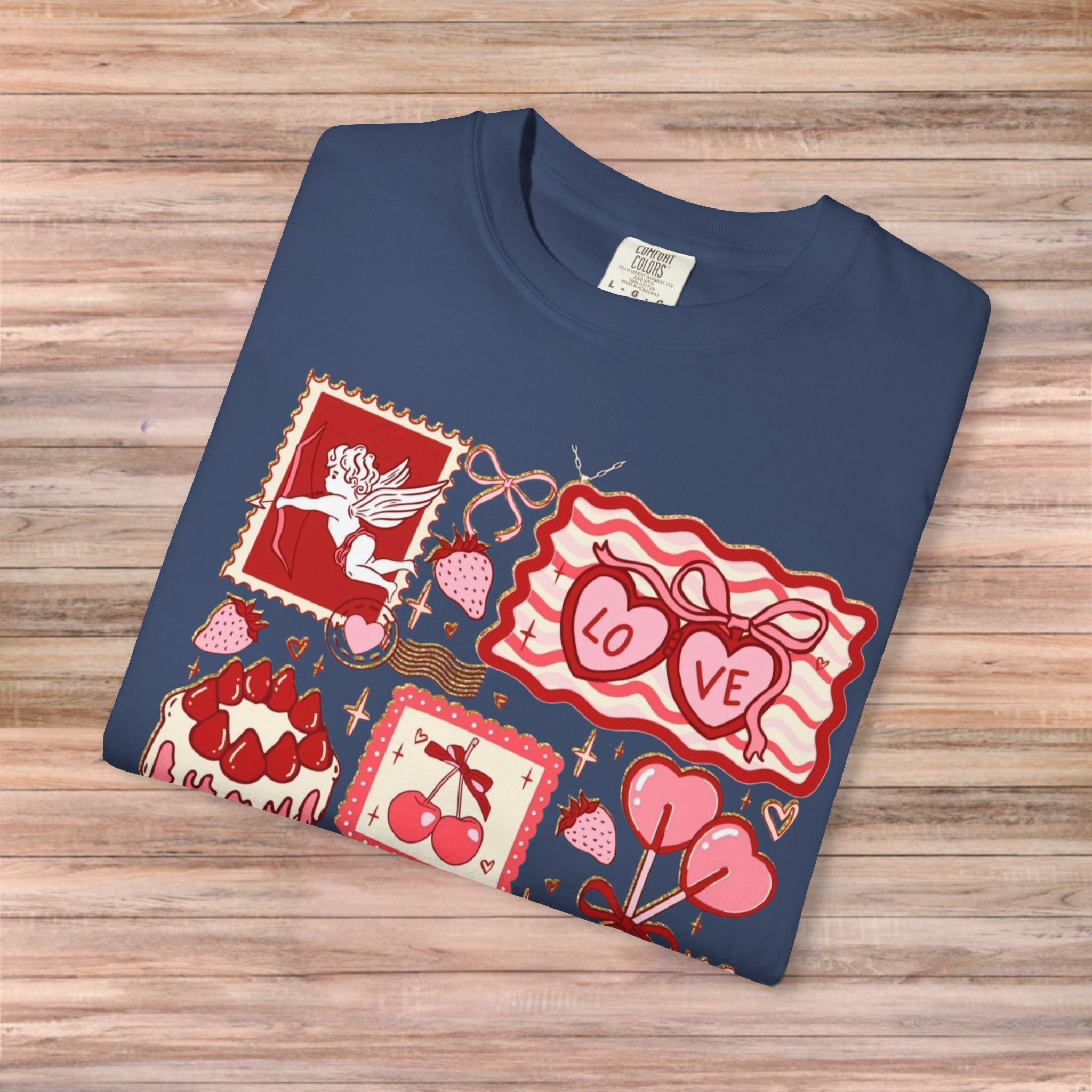 Valentines Vintage Card Post Tshirt