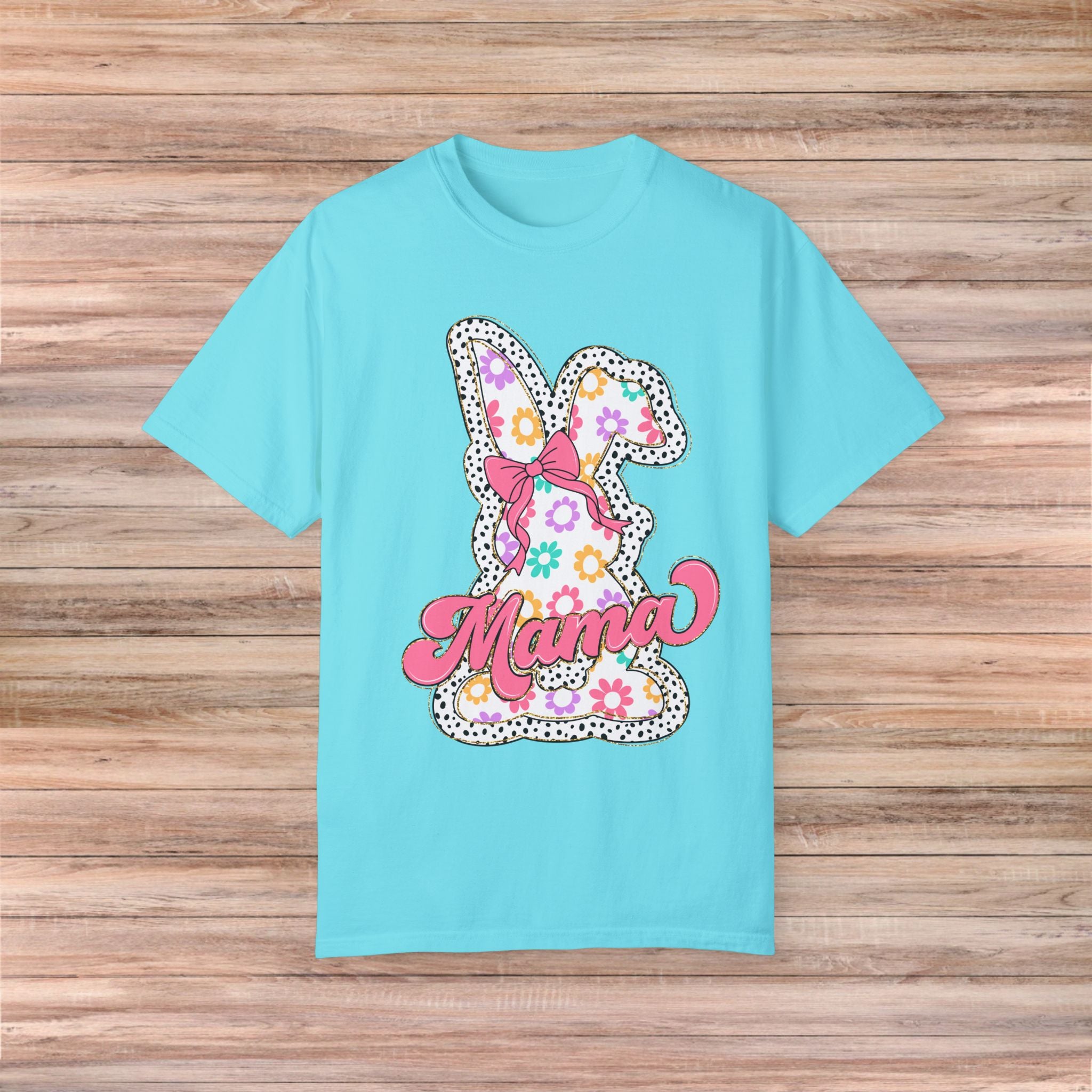 Floral Bunny Mama Tshirt