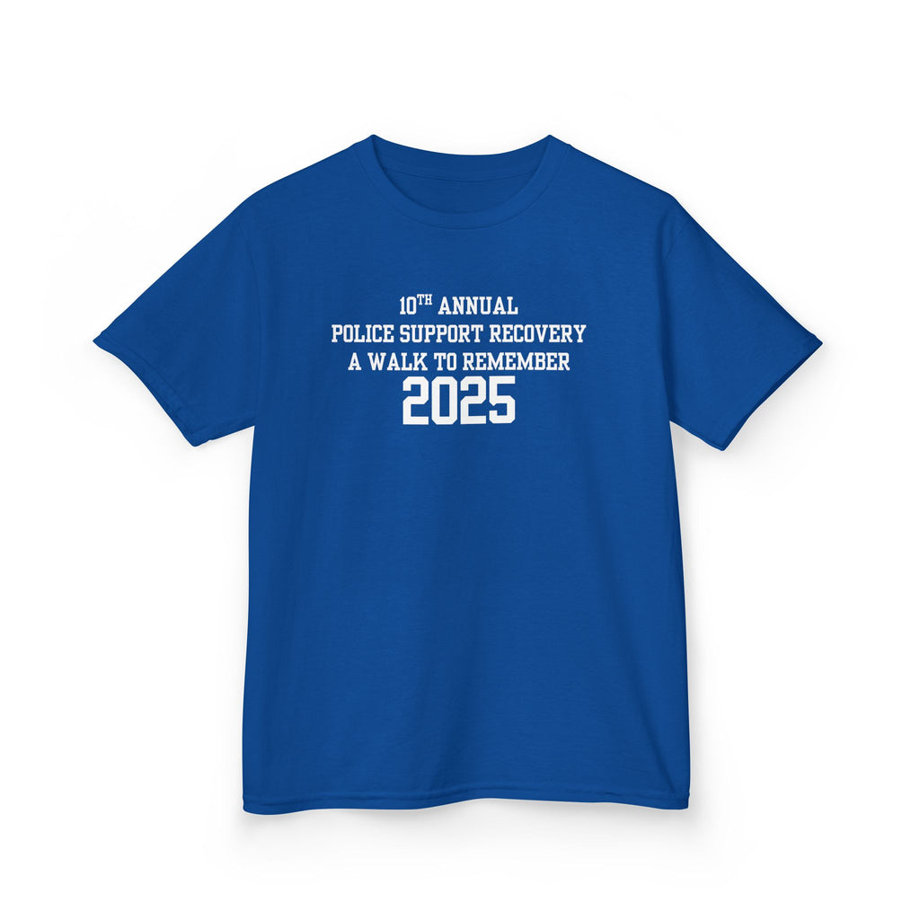 Police Support Recovery Walk Kids Tee