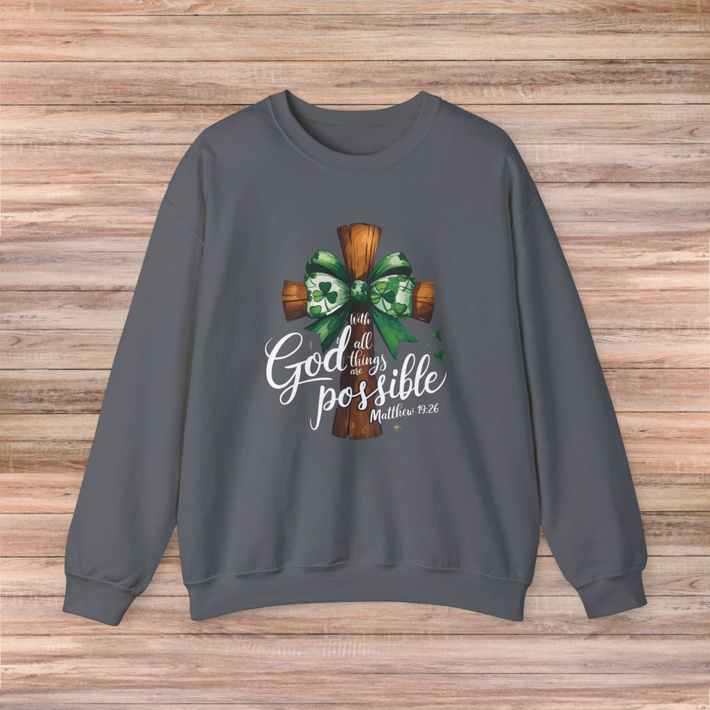 With God all things are Possible Sweater