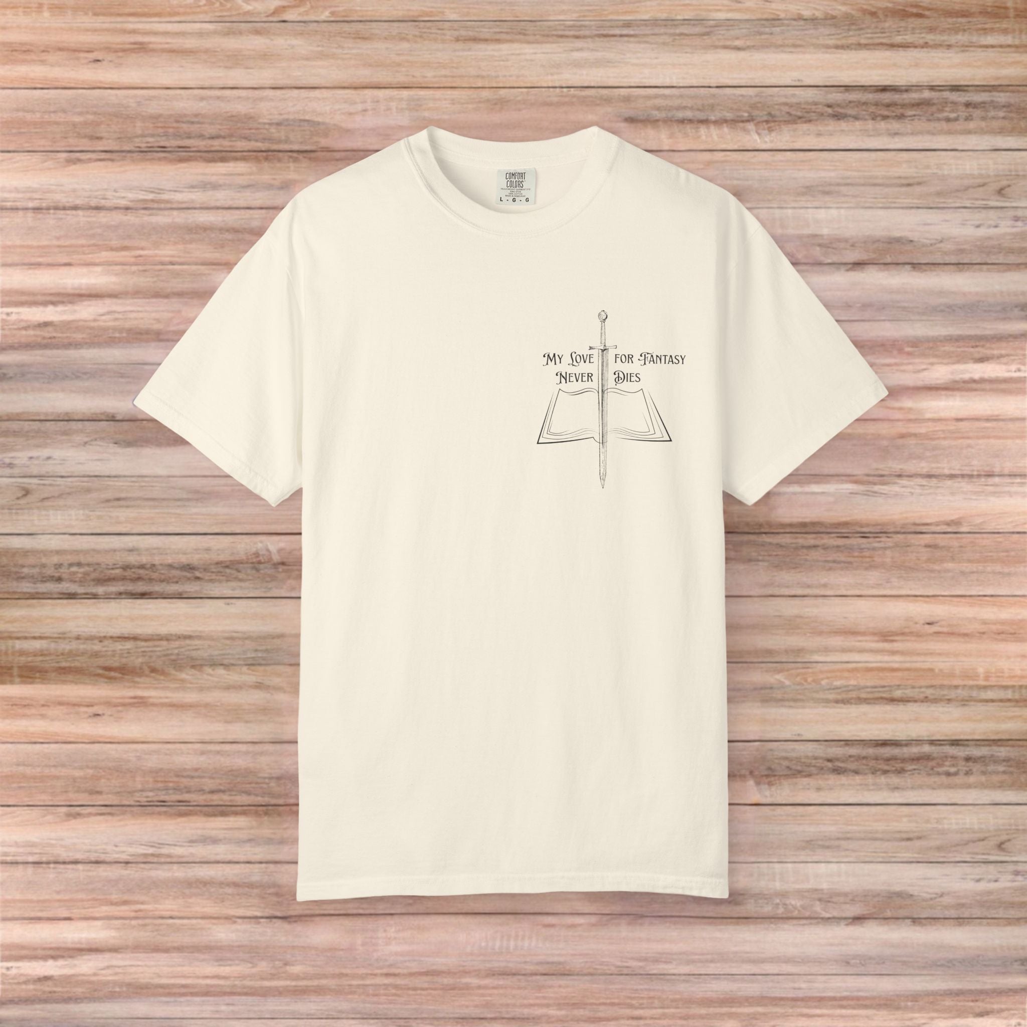 My Love For Fantasy Never Dies Tshirt (Dark Design)