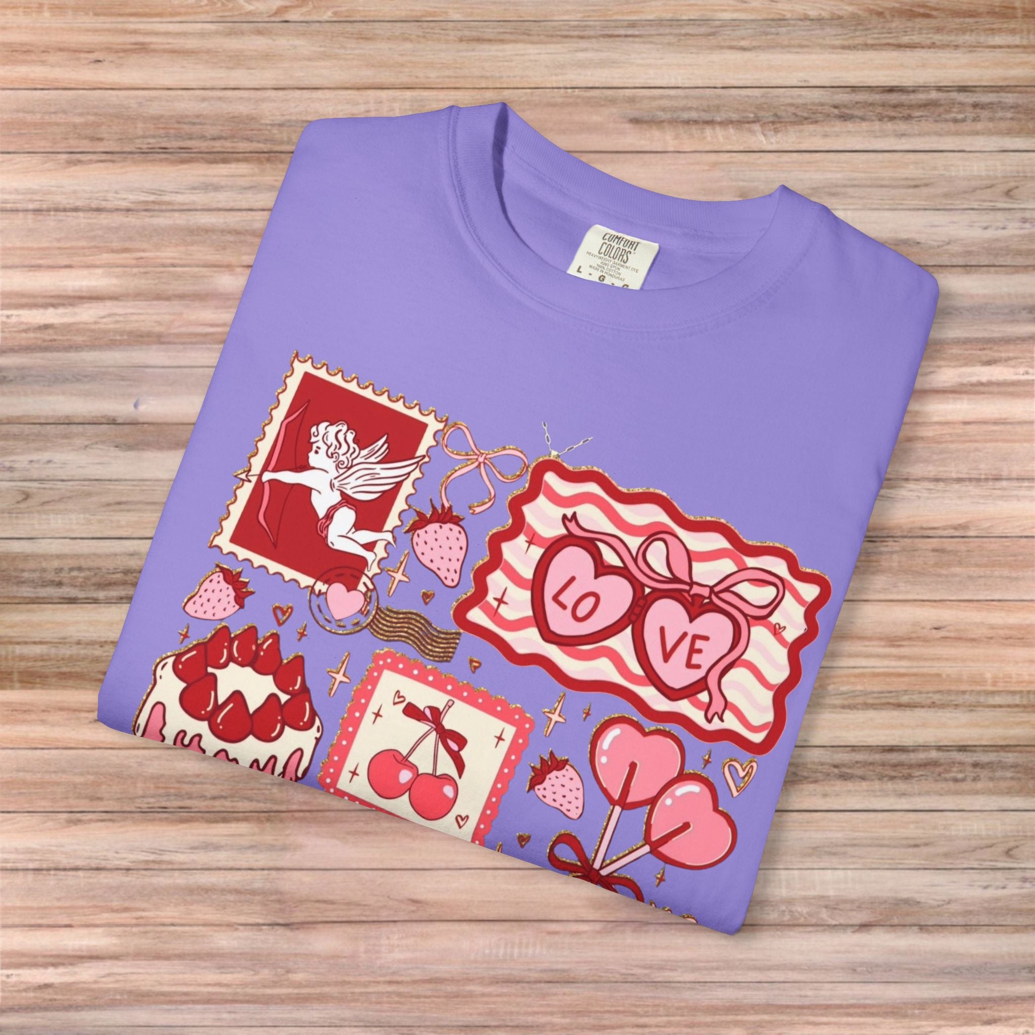 Valentines Vintage Card Post Tshirt