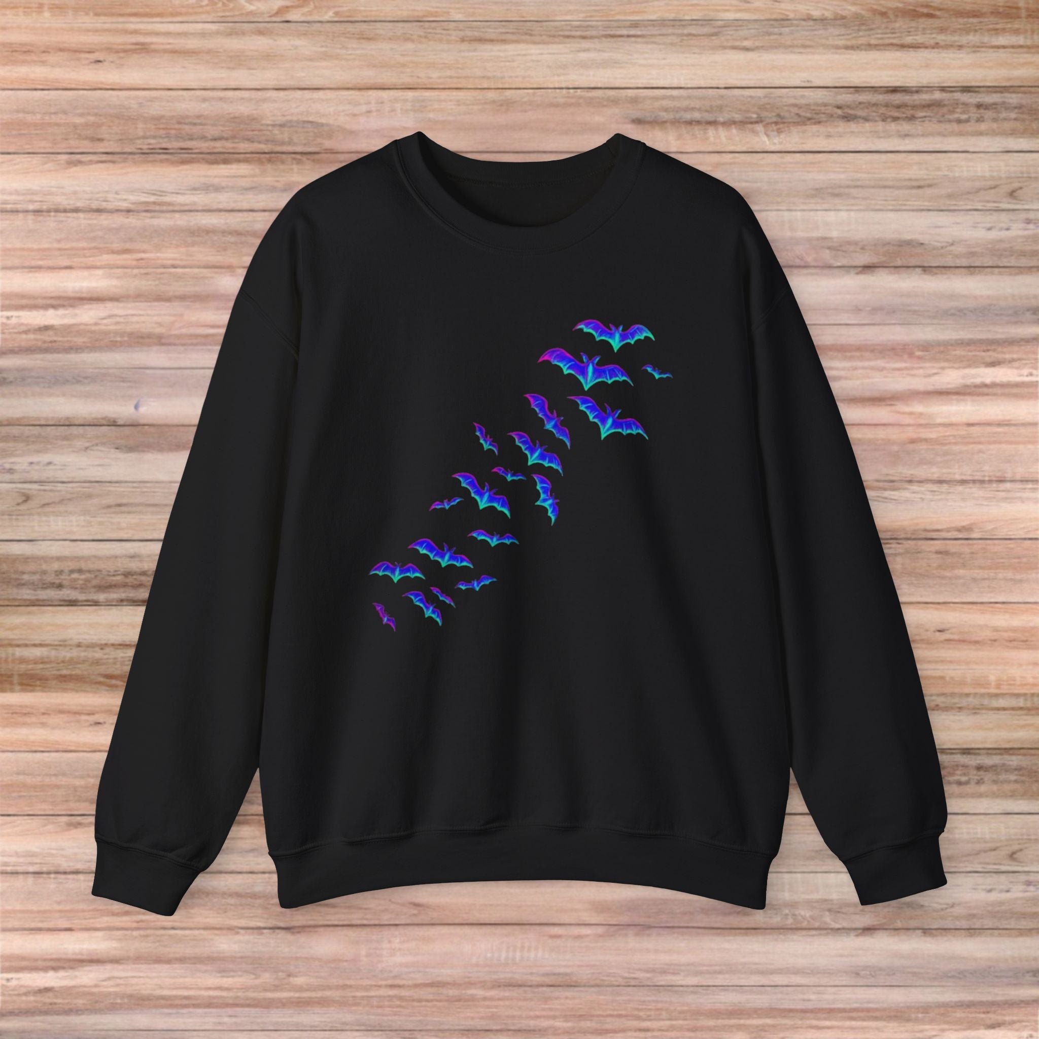 Neon Haunted House Sweater