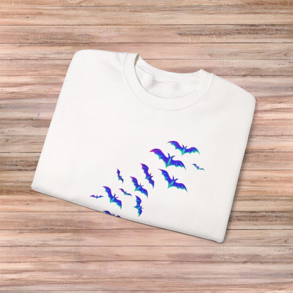 Neon Haunted House Sweater