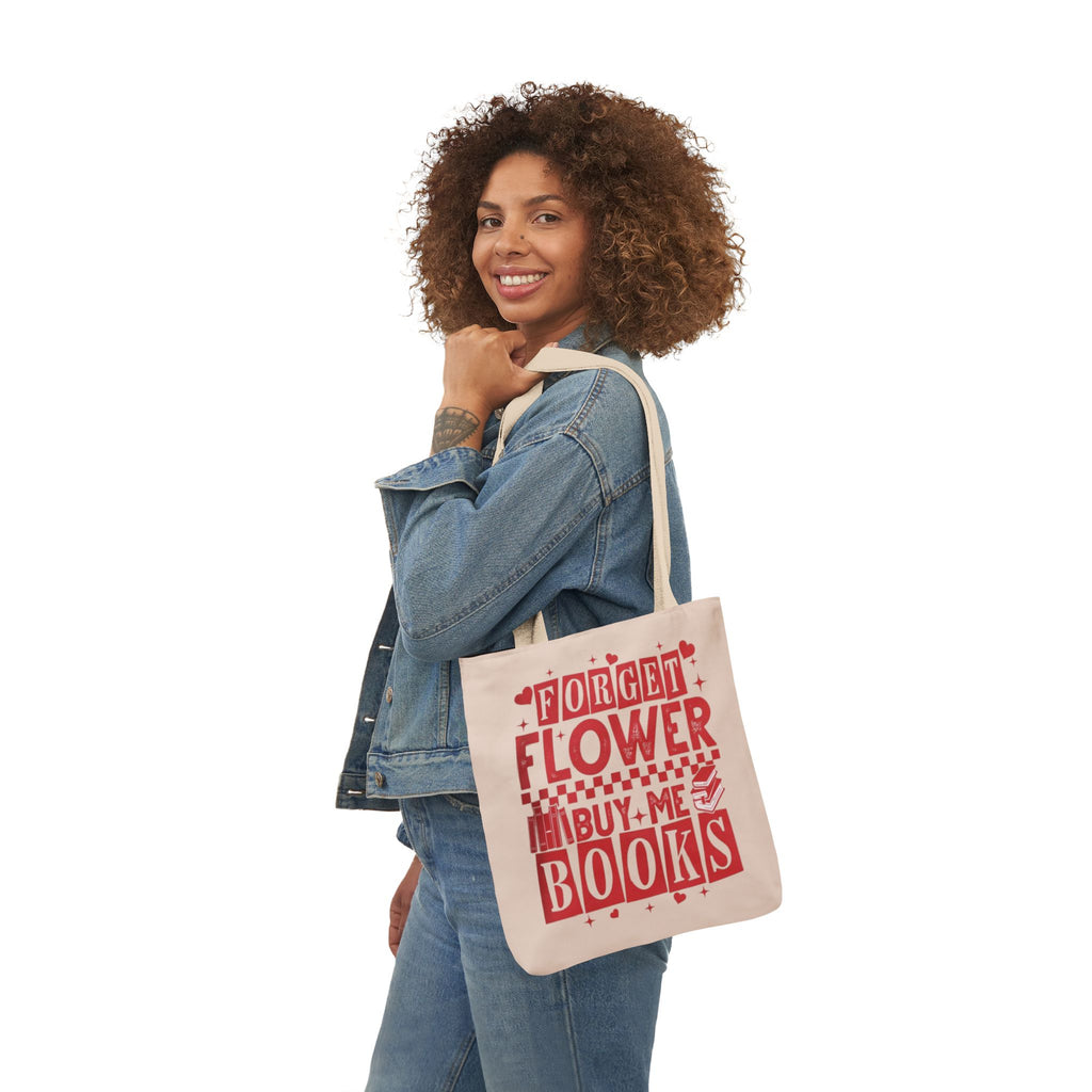 Forgot Flower Buy Me Books Tote Bag