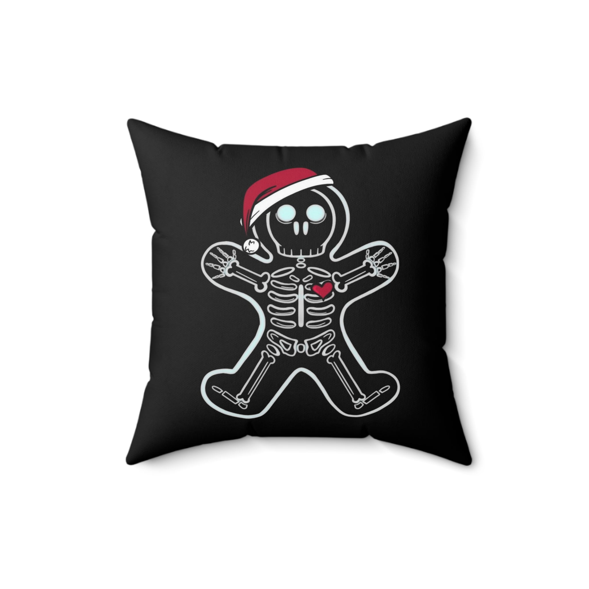 X-Ray Gingerbread Man Pillow