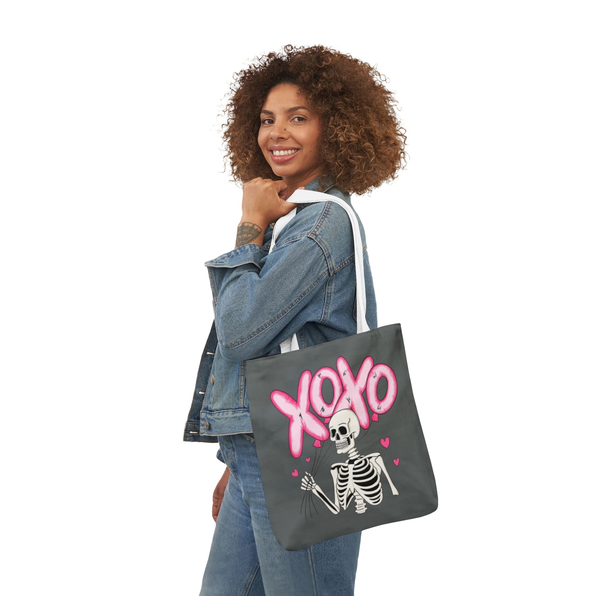 Skeleton XOXO Tote Bag