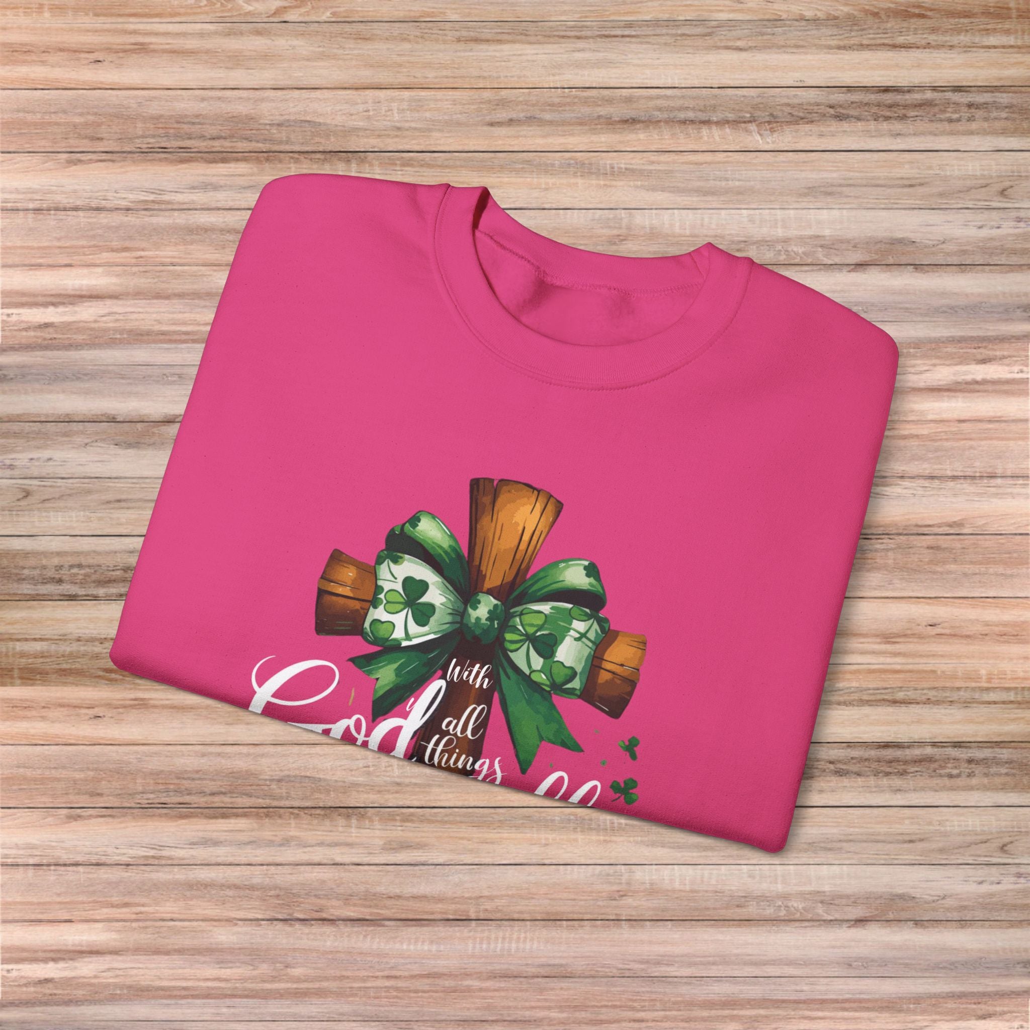 With God all things are Possible Sweater