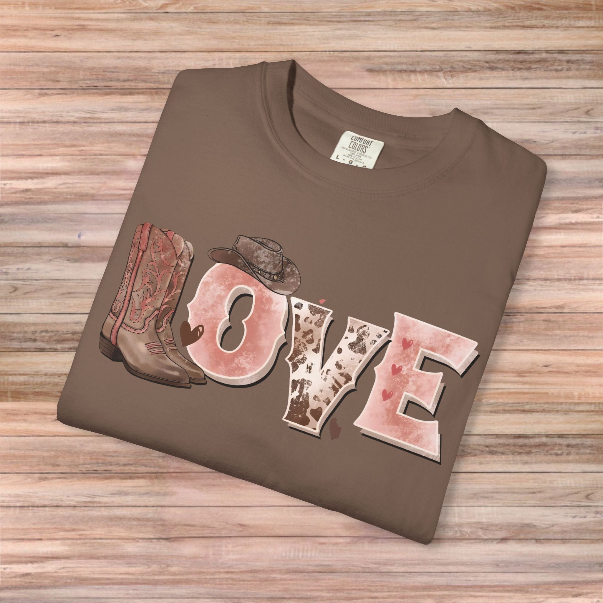 LOVE Cowboy boots Tshirt