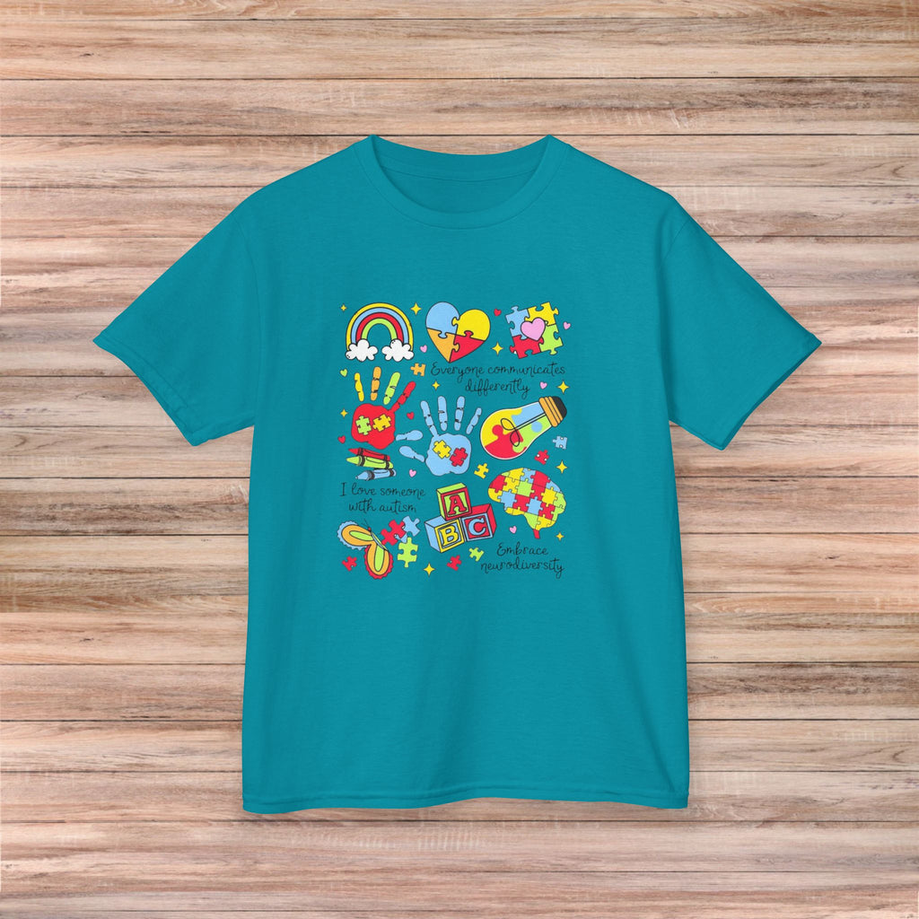 I Love Someone with Autism Youth Tshirt