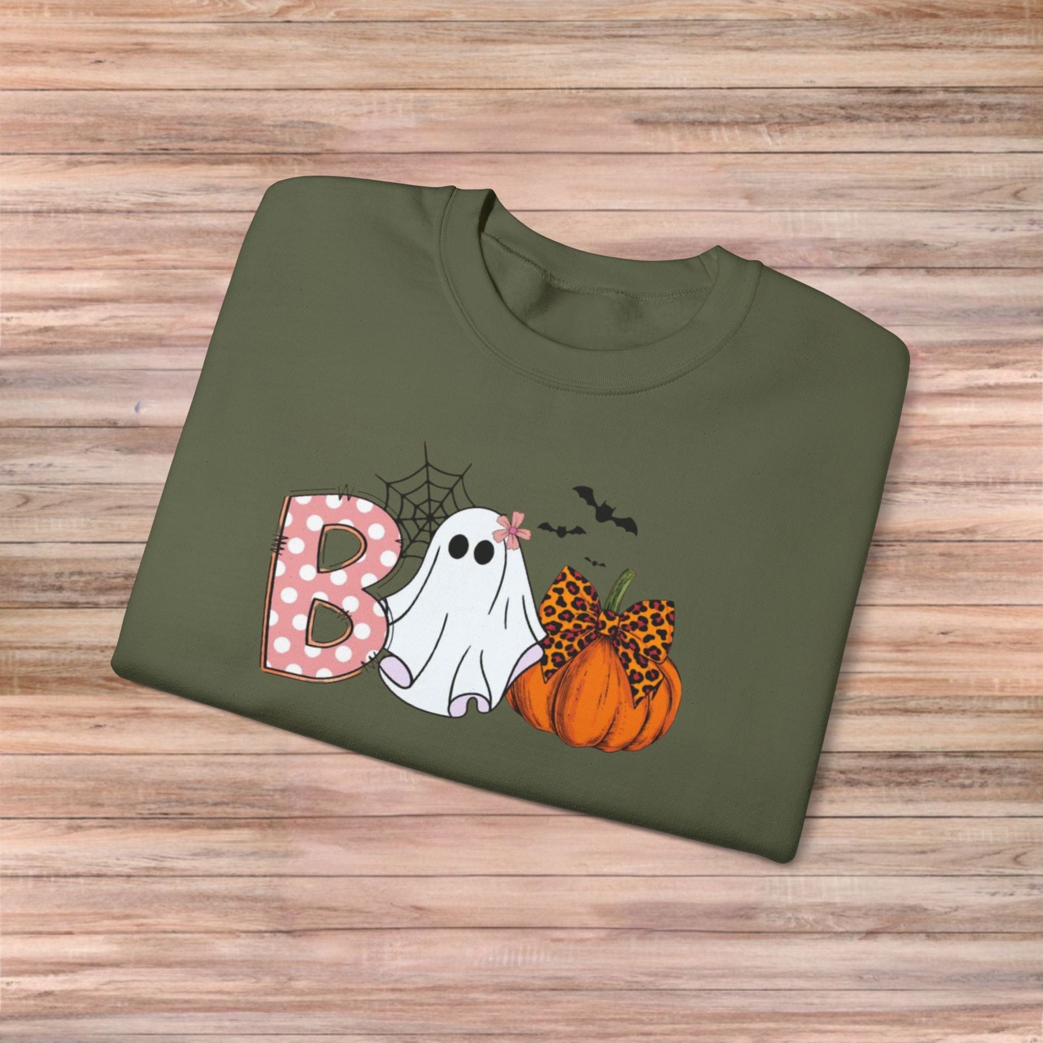 Boo Ghost Pumpkin Sweater