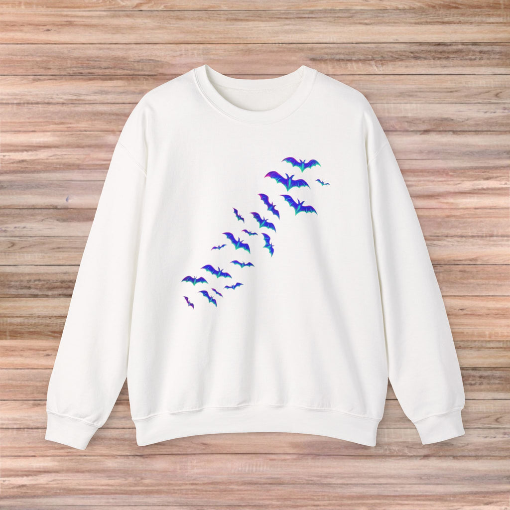 Neon Haunted House Sweater