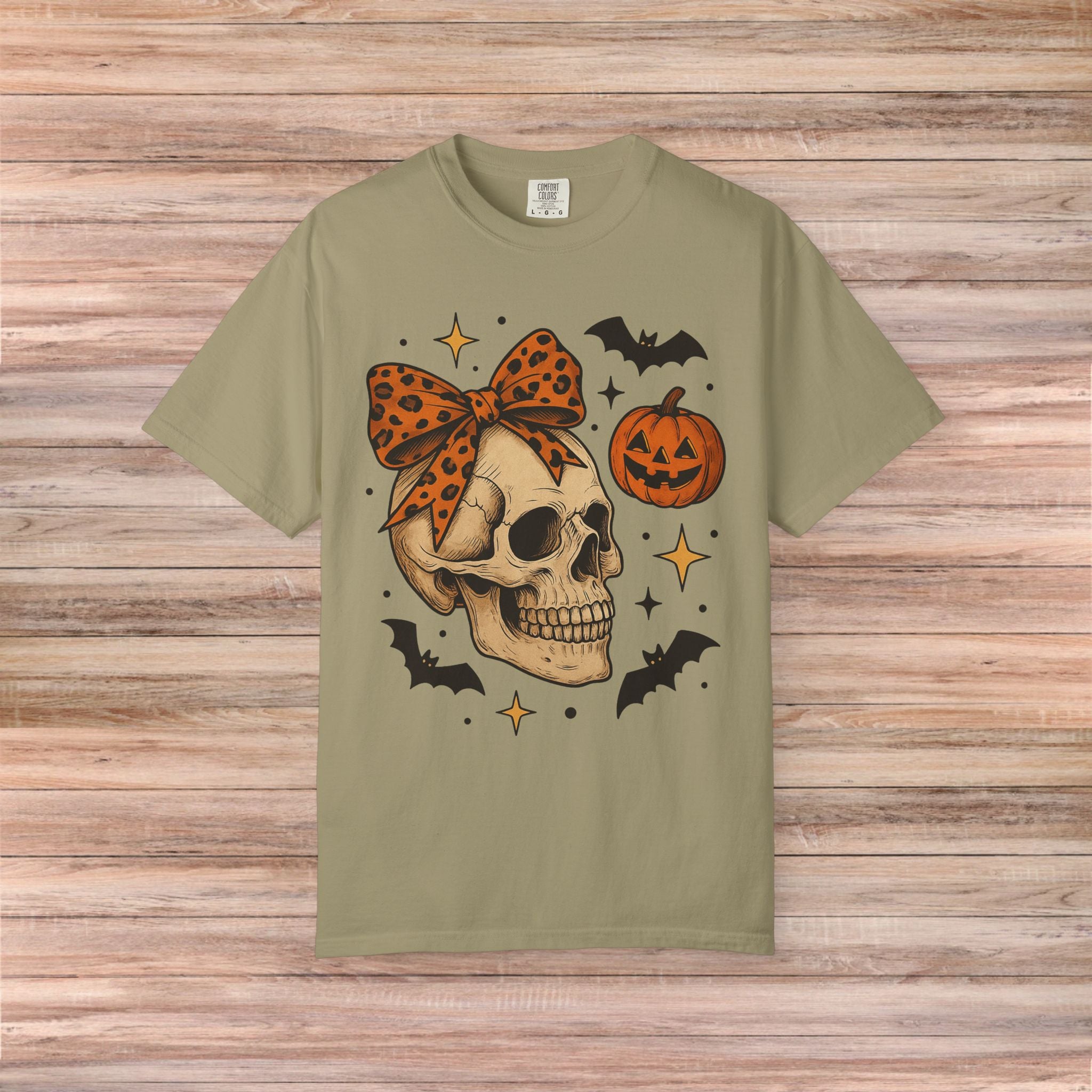 Halloween Pumpkin Skull Tshirt