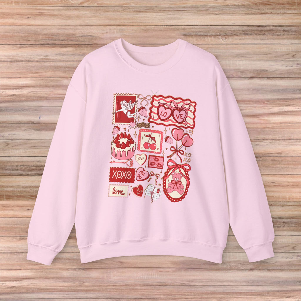 Valentines Vintage Cards Sweater