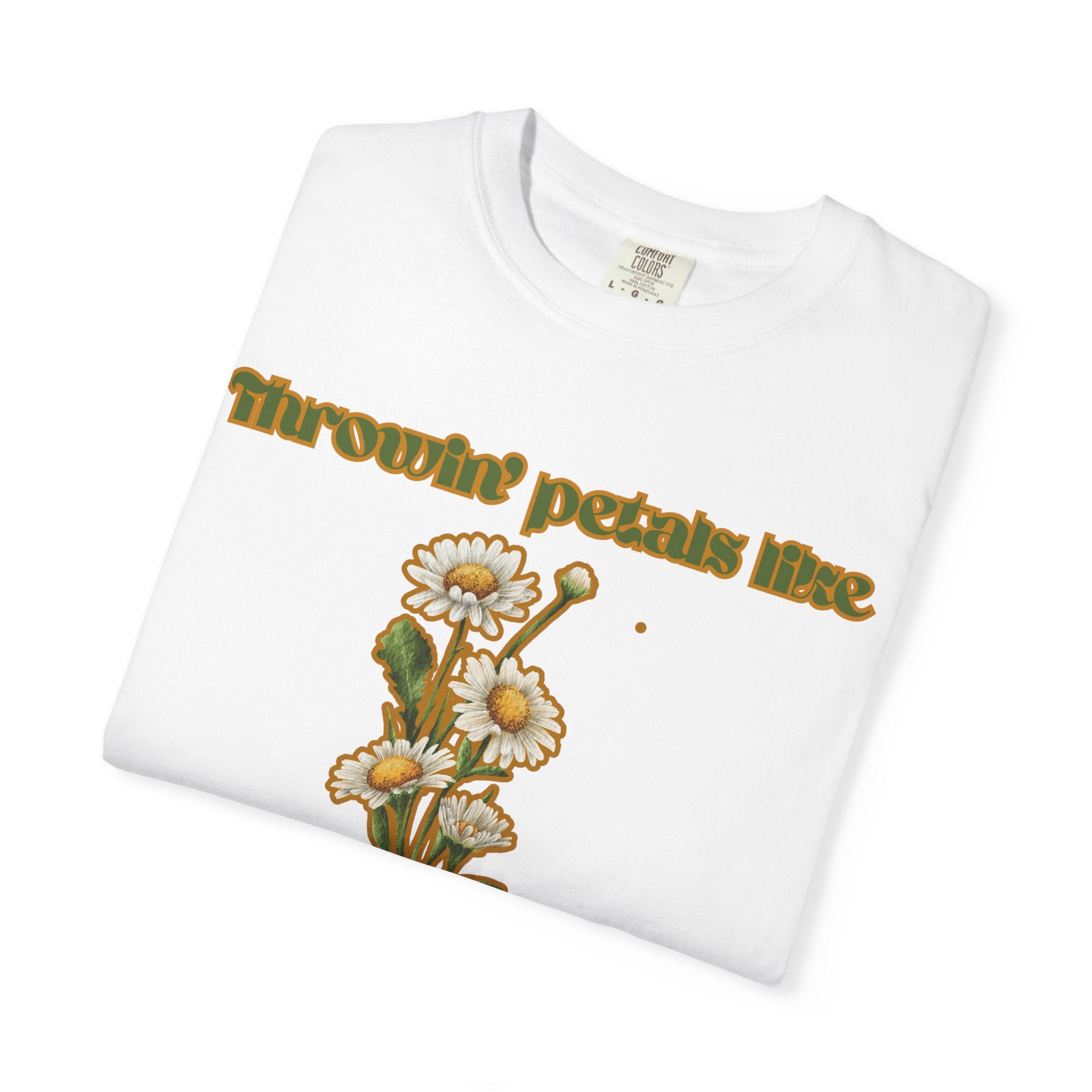 throwin petals t shirt