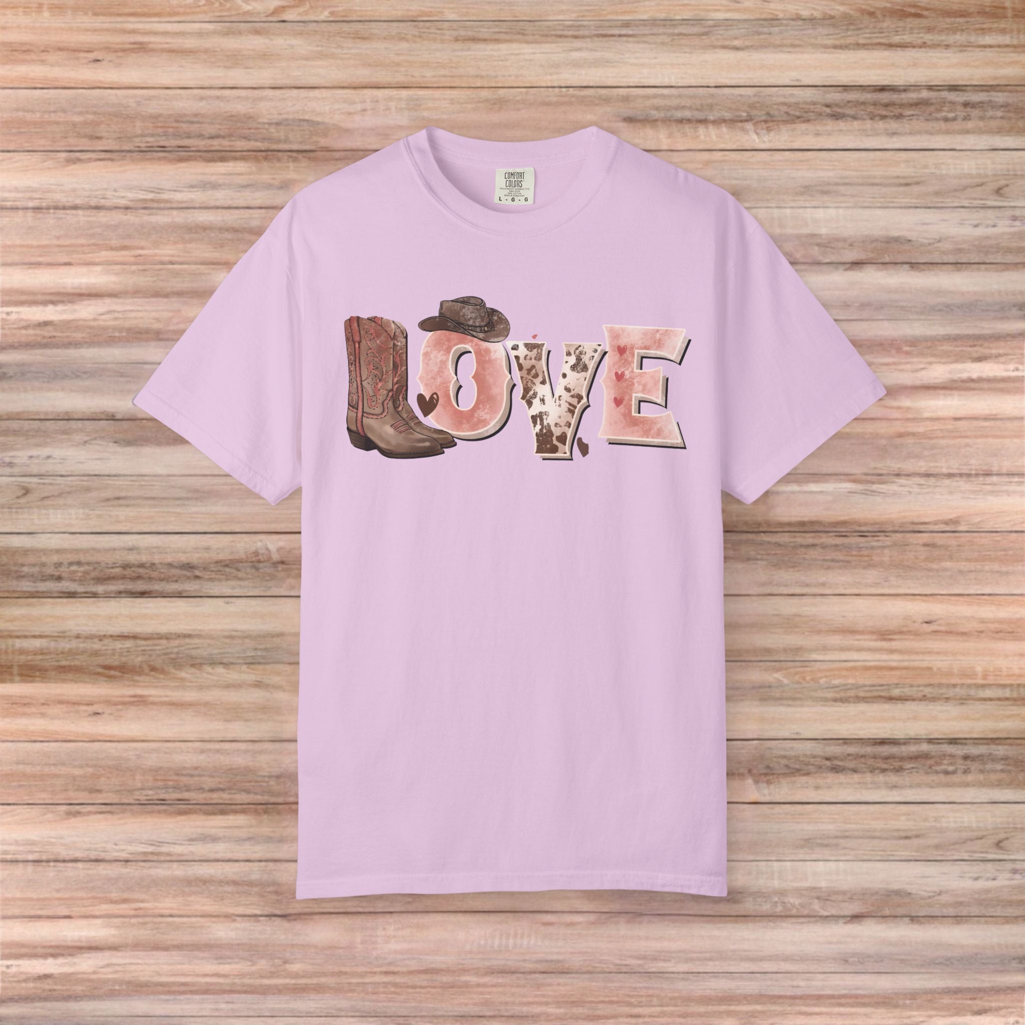 LOVE Cowboy boots Tshirt