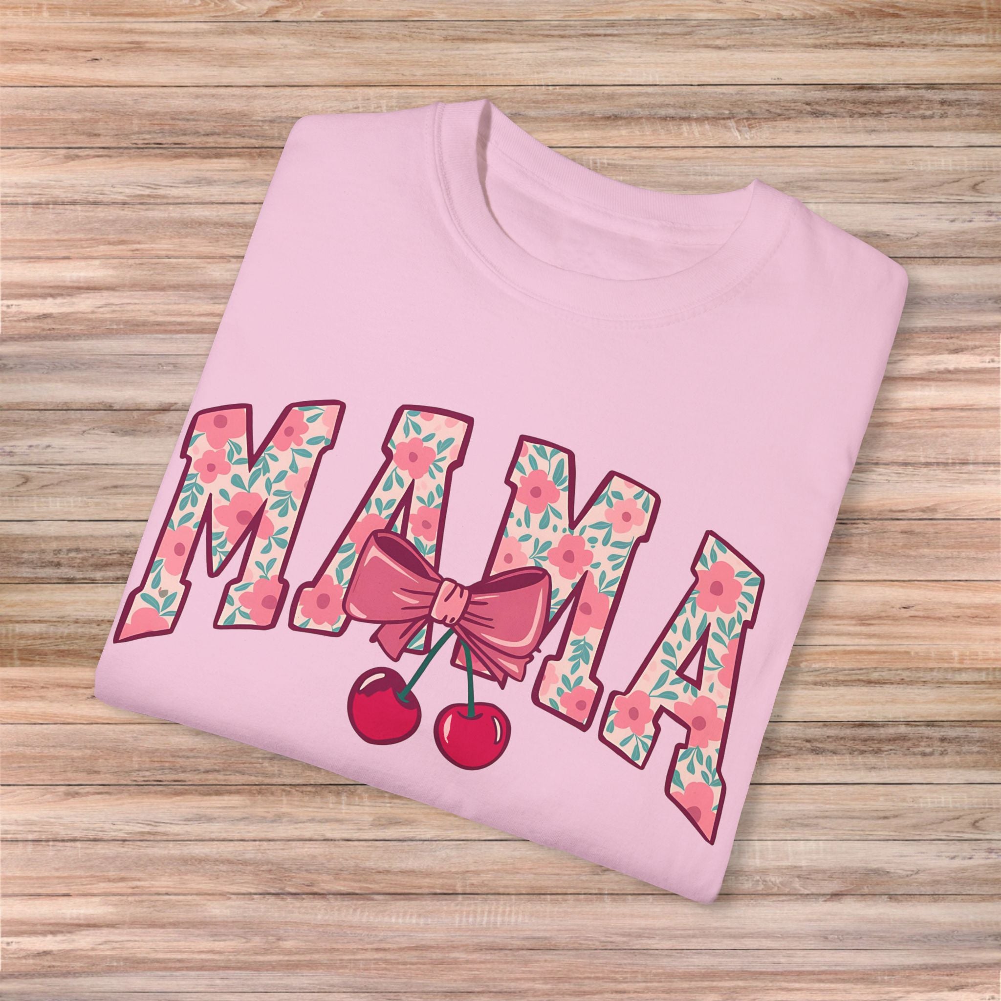 MAMA Bow Cherry Tshirt