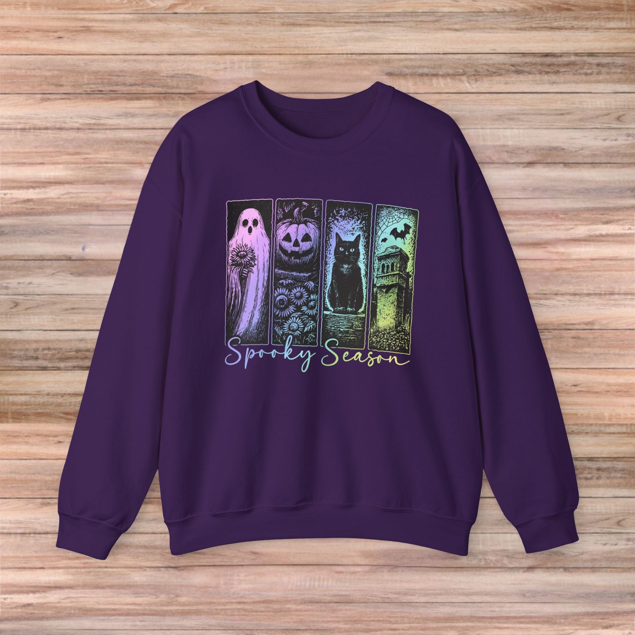 Spooky Metallic Season Sweater