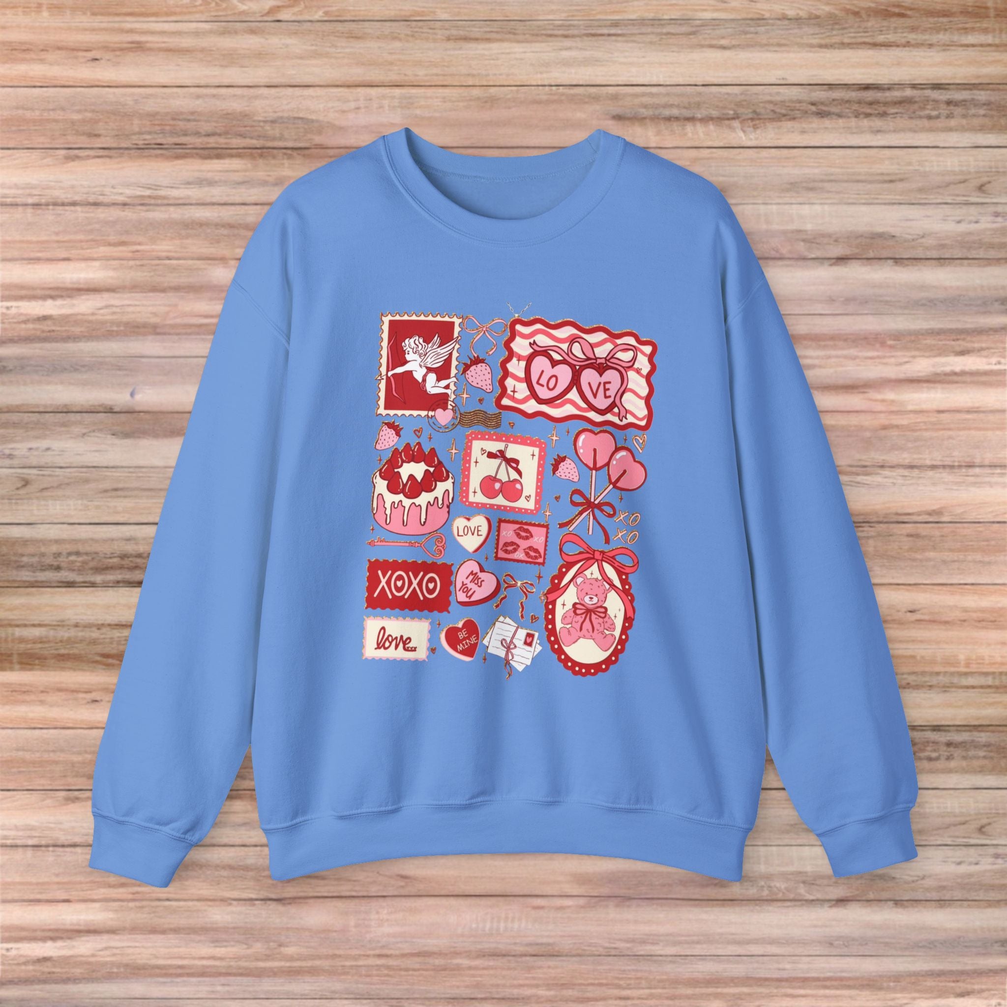 Valentines Vintage Cards Sweater