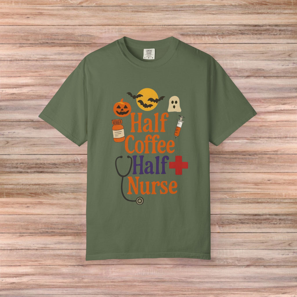 Half Coffee Half Nurse Tshirt