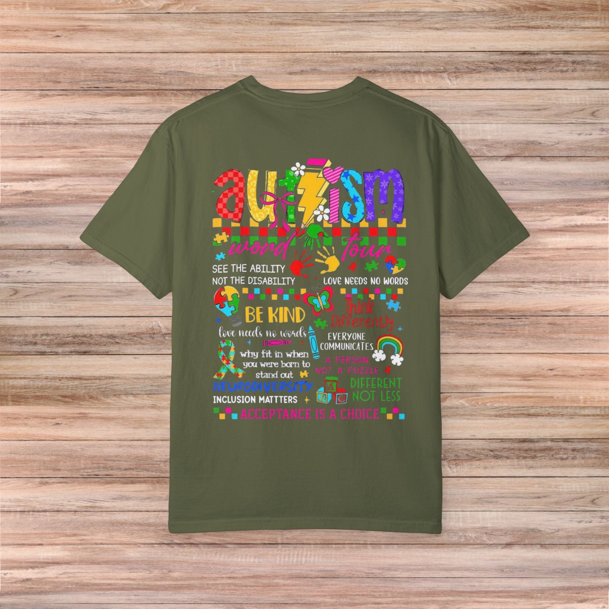 Autism Awareness Kids Be Kind & Embrace Tshirt