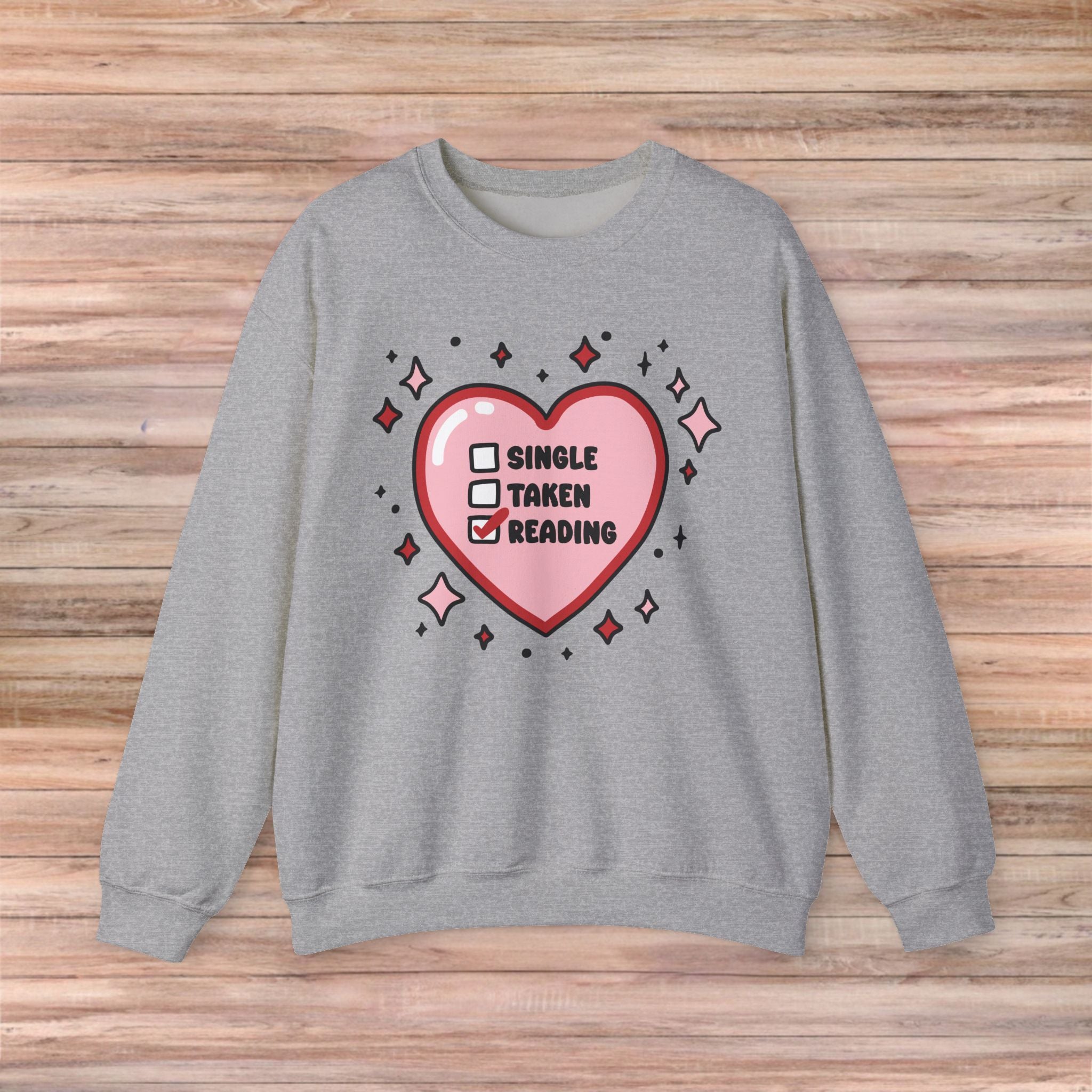 Reading Heart Sweater