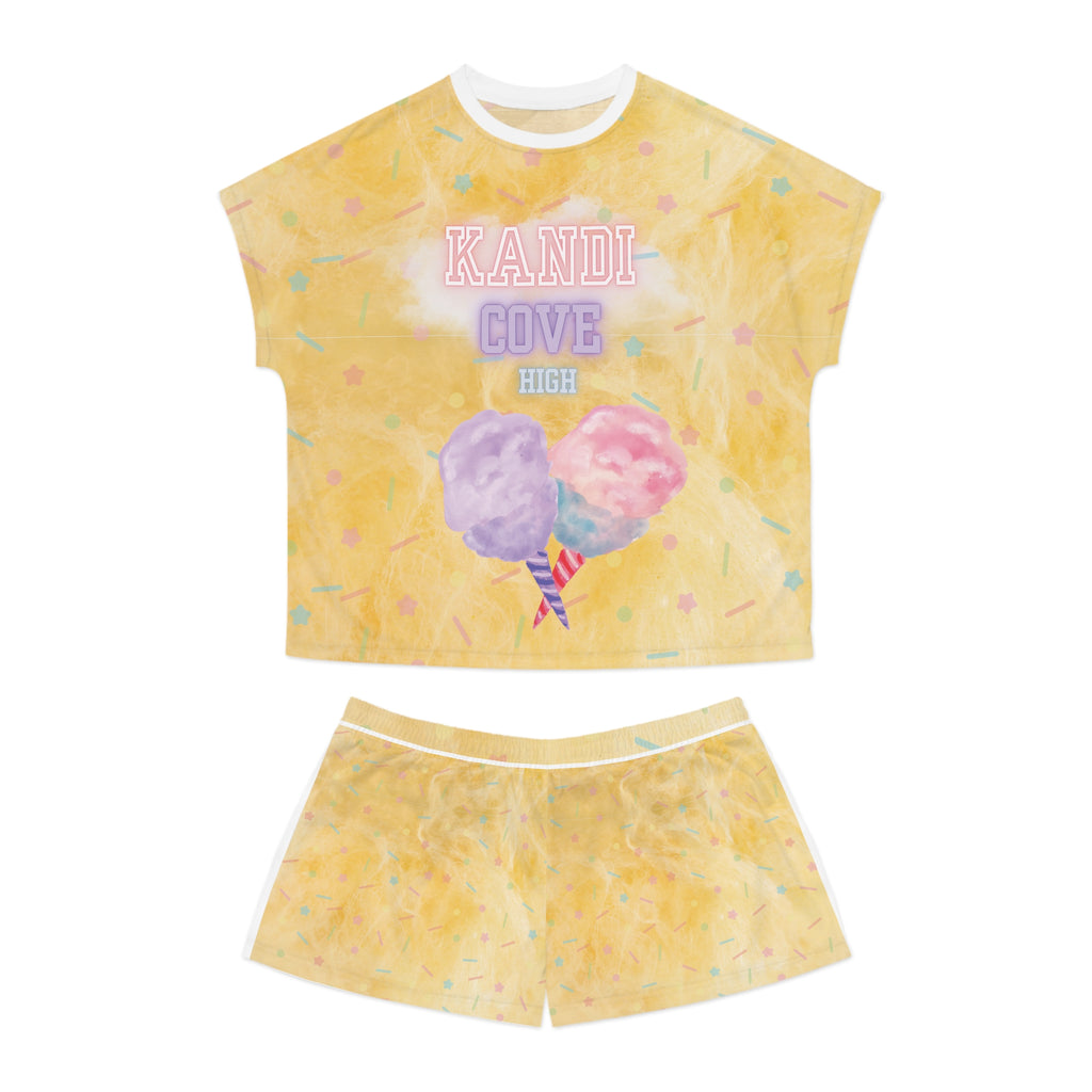 Kandi Cove High Cotton Candy Short Pajama Set