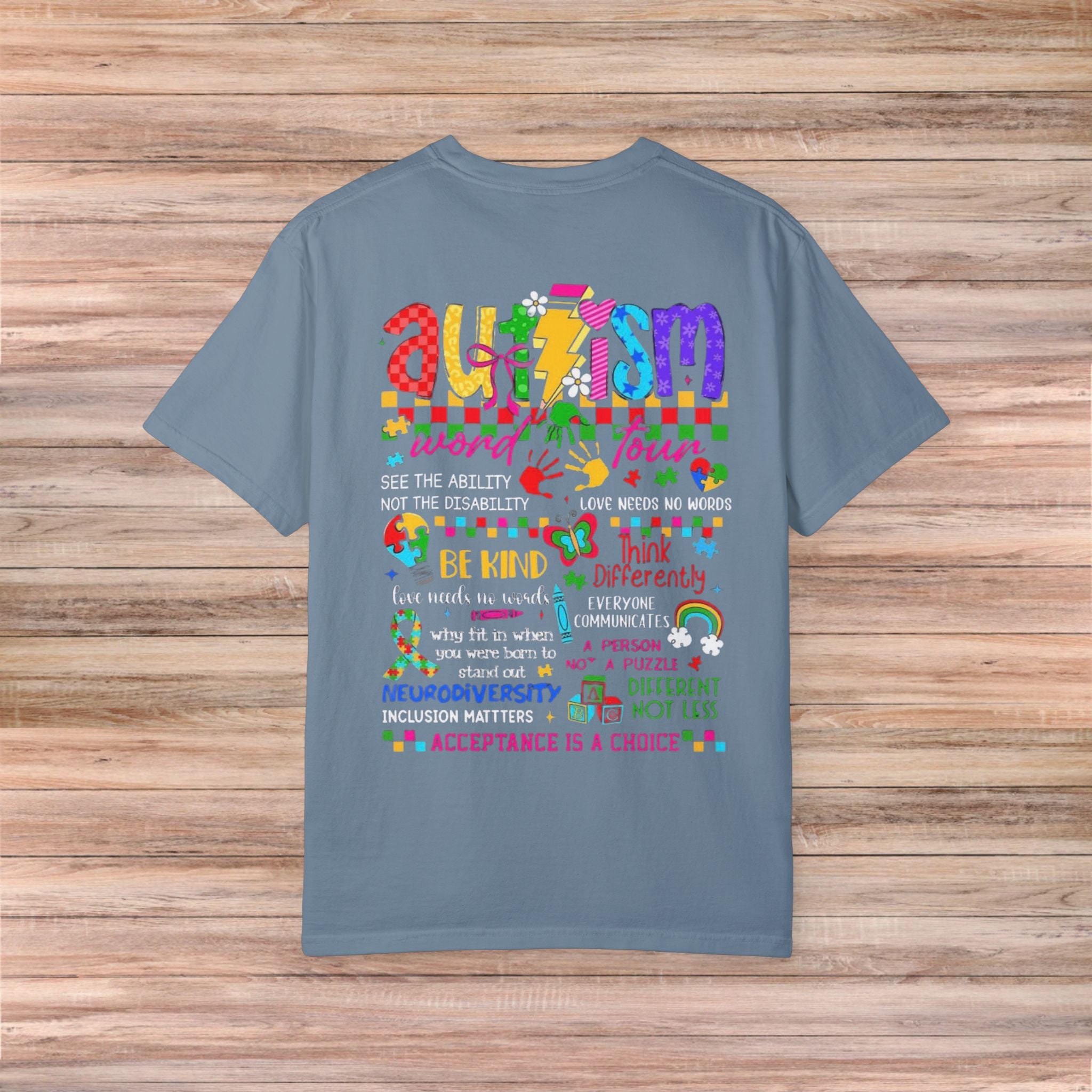 Autism Awareness Kids Be Kind & Embrace Tshirt