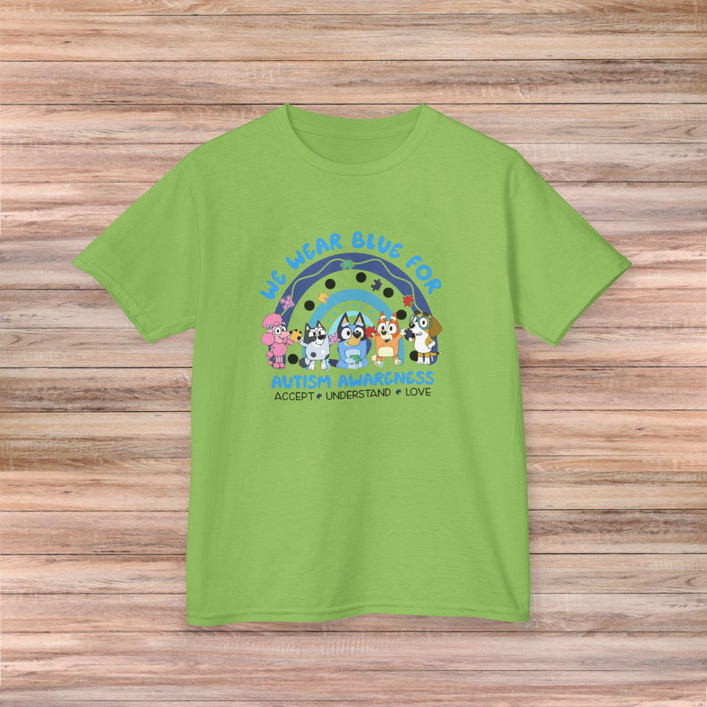 We Wear Blue for Acceptance & Love Youth Tshirt